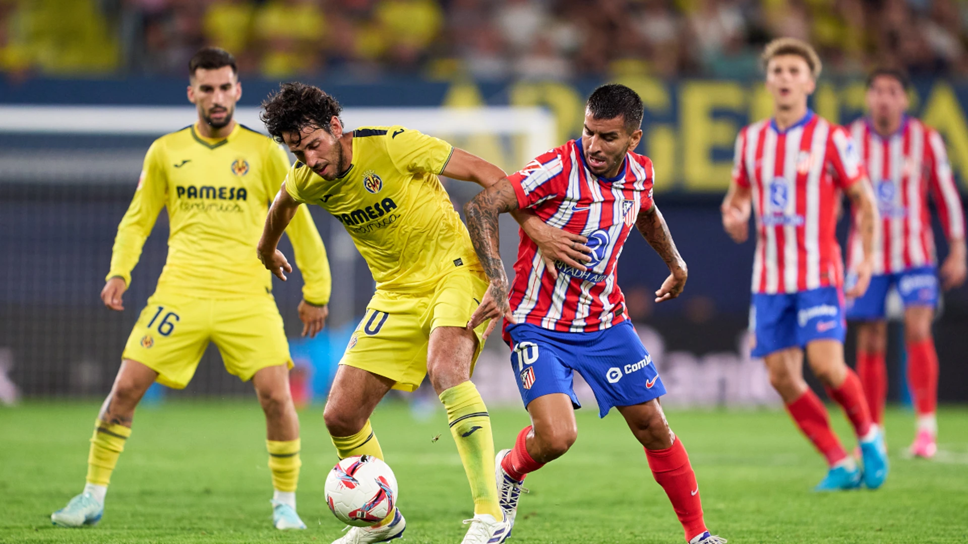 Atletico twice fight back in Villarreal draw