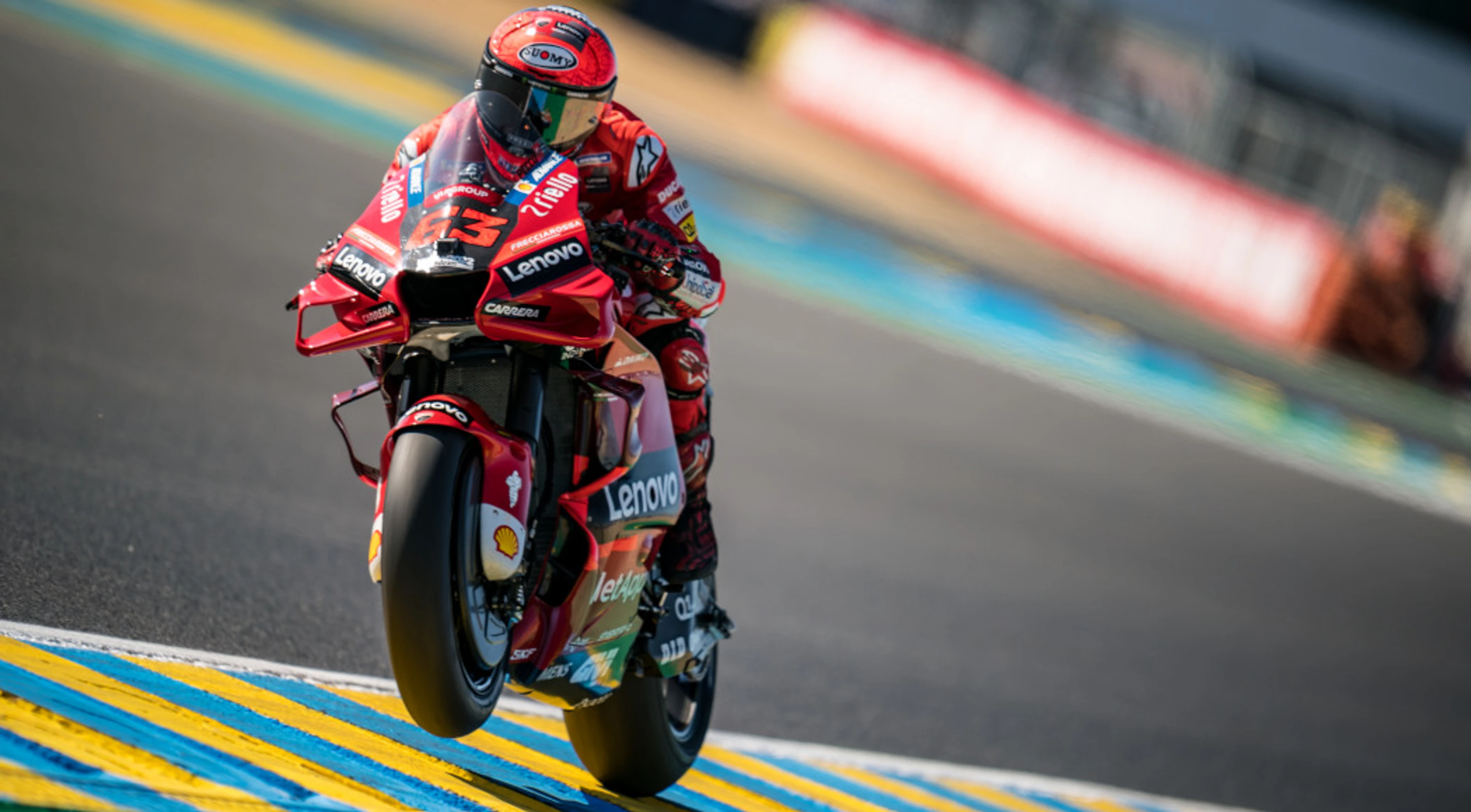 Bagnaia on pole as Ducati dominate qualifying