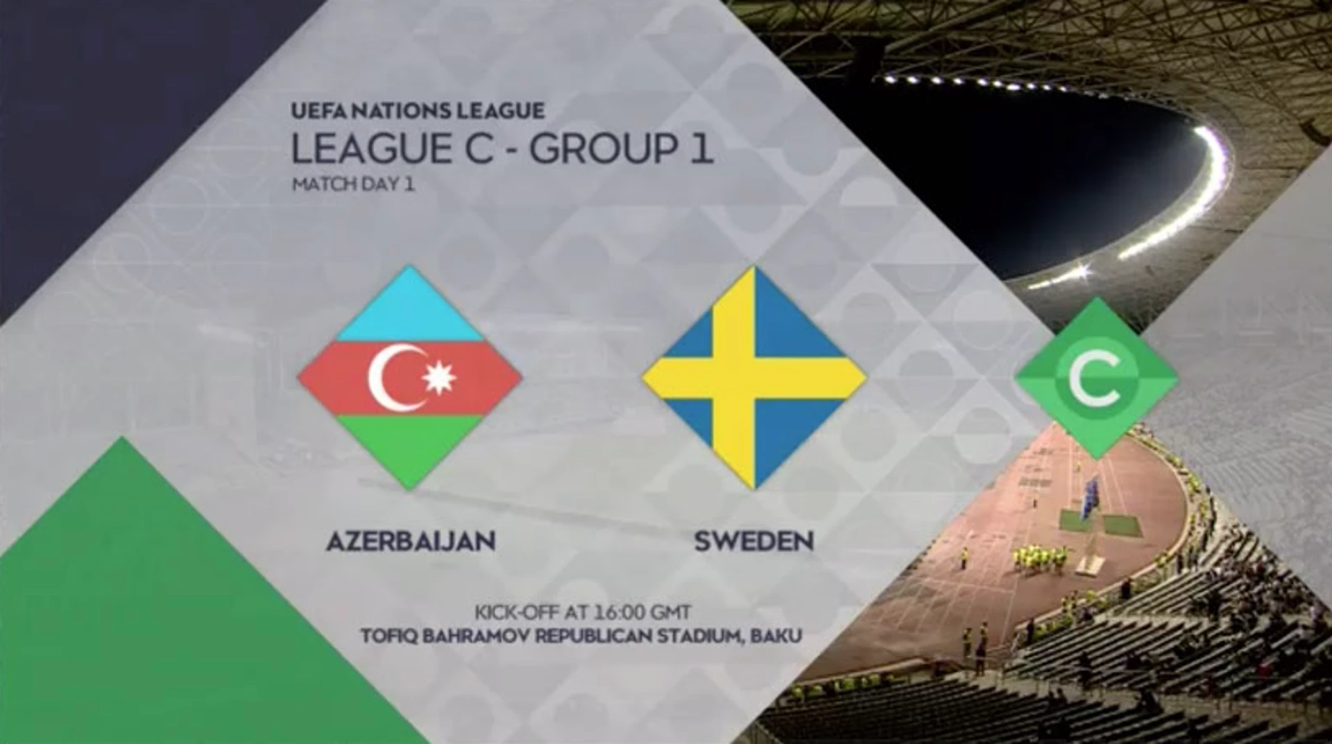 Azerbaijan v Sweden | Match Highlights | UEFA Nations League