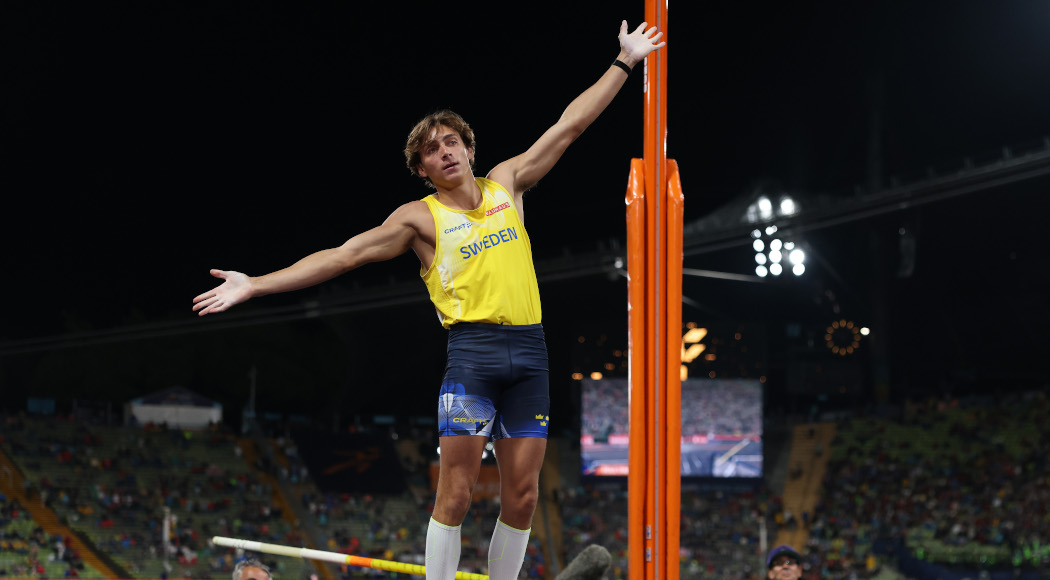 Pole vault king Duplantis rules supreme as Bol grabs third Euro gold
