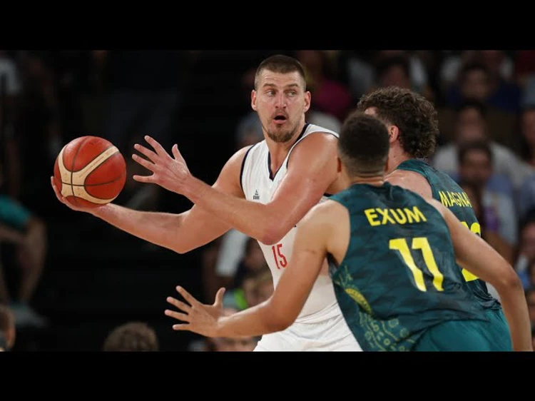 Nikola Jokic Top plays v Australia Men's Olympics Basketball, Paris