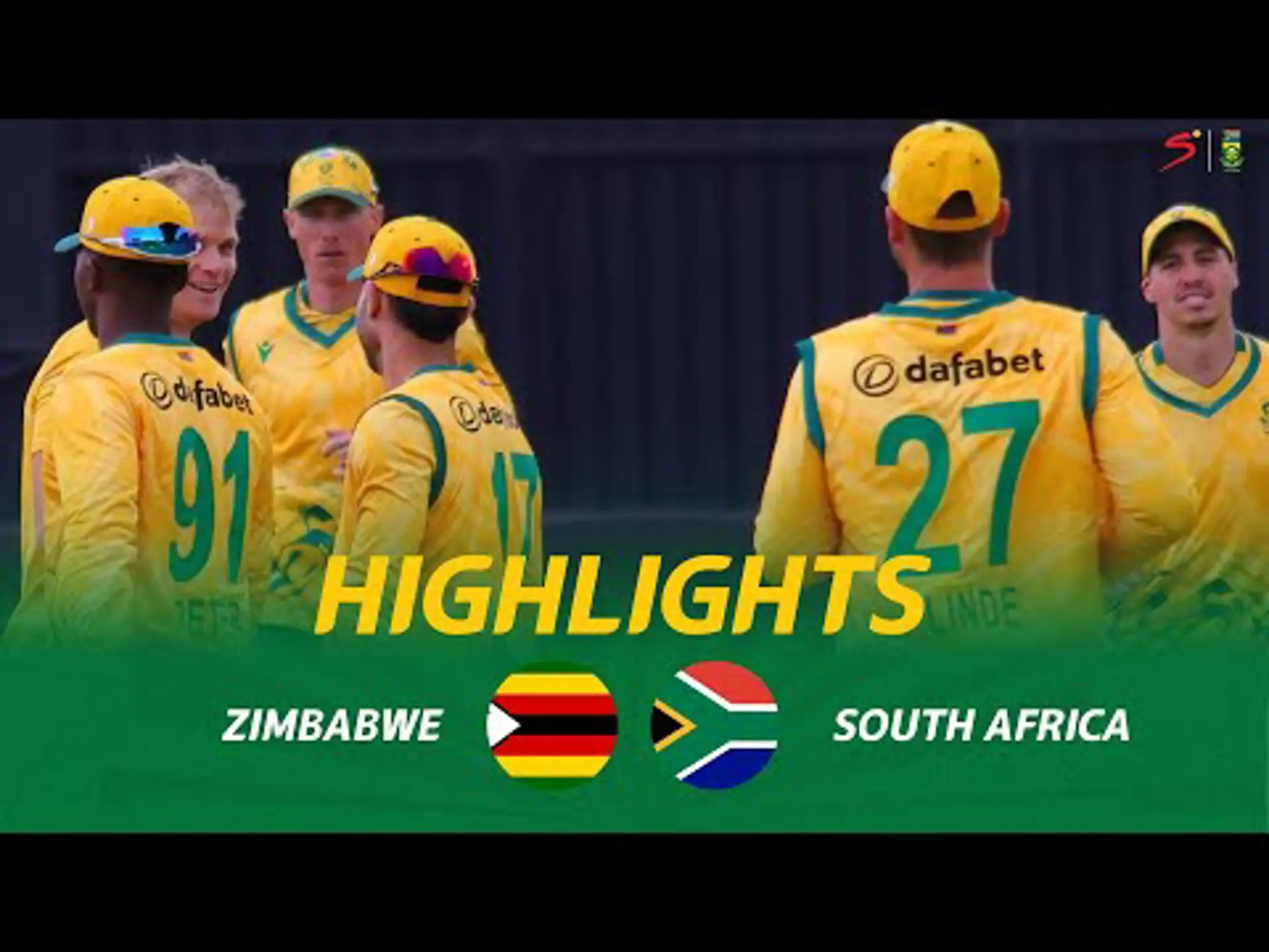 Zimbabwe v South Africa | Short Highlights | 4th T20 Tri-Series