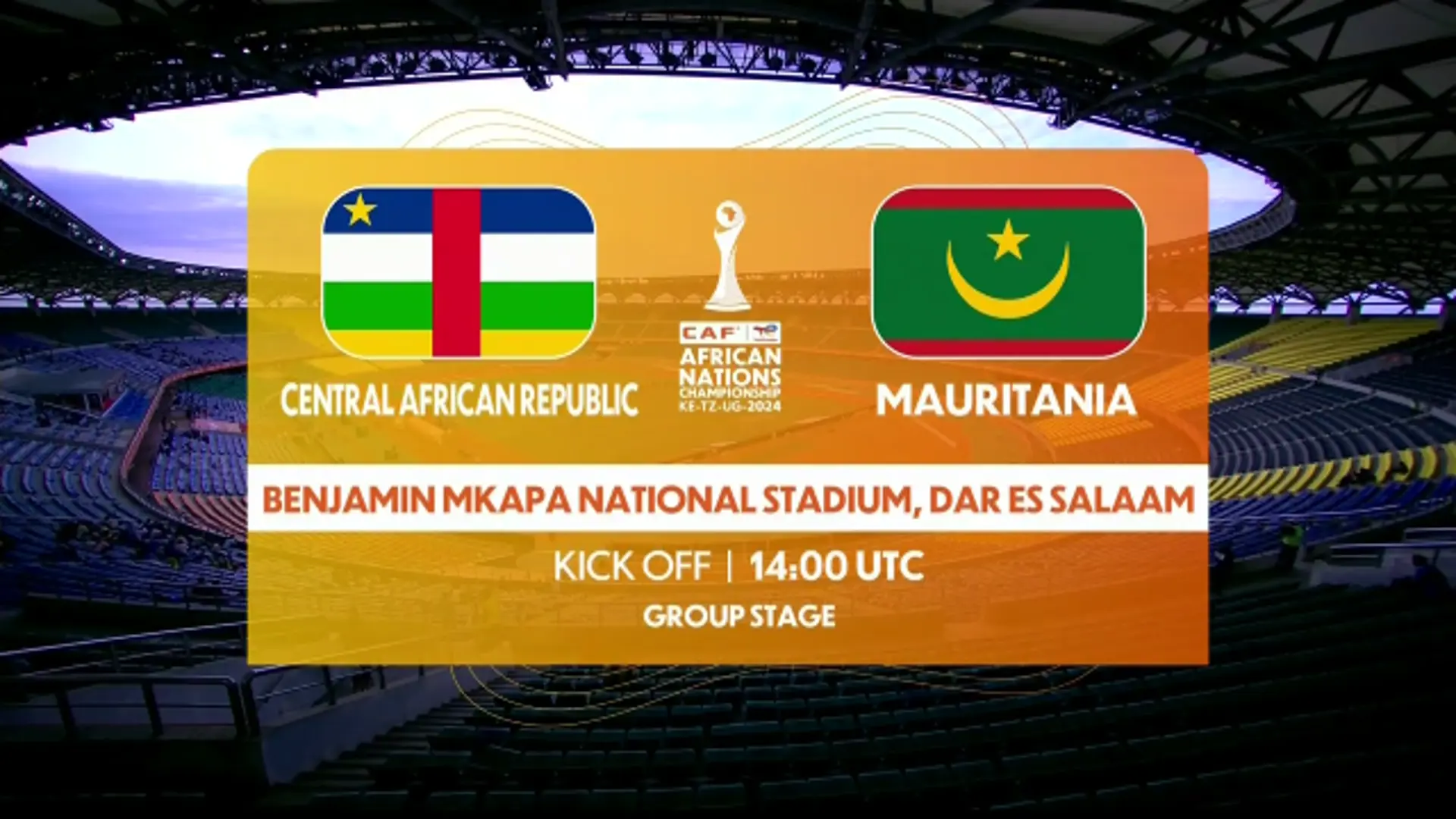Central African Republic v Mauritania | Match Highlights | African Nations Championship (CHAN)