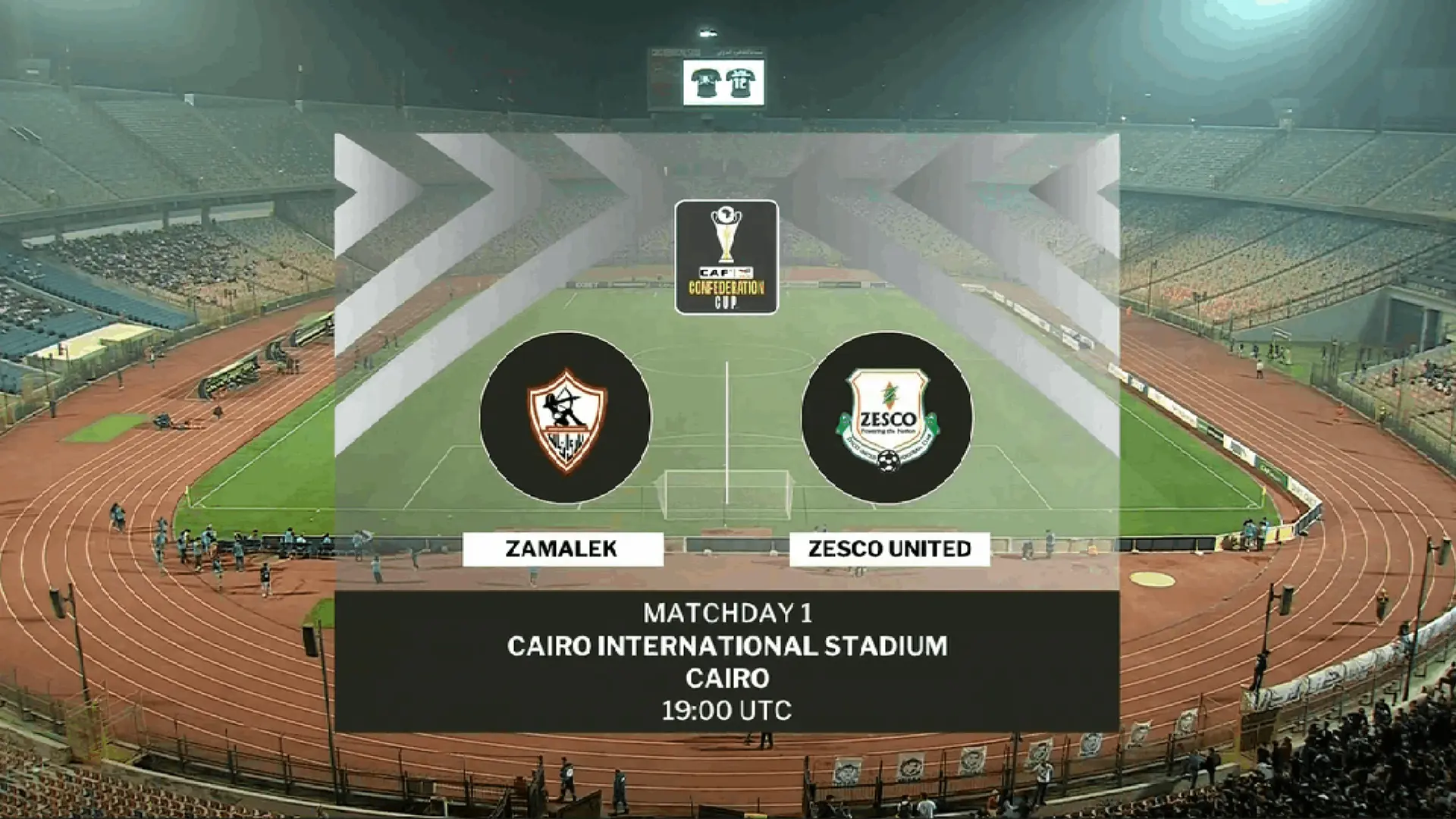 Zamalek v Zesco United | Match Highlights | CAF Confederation Cup