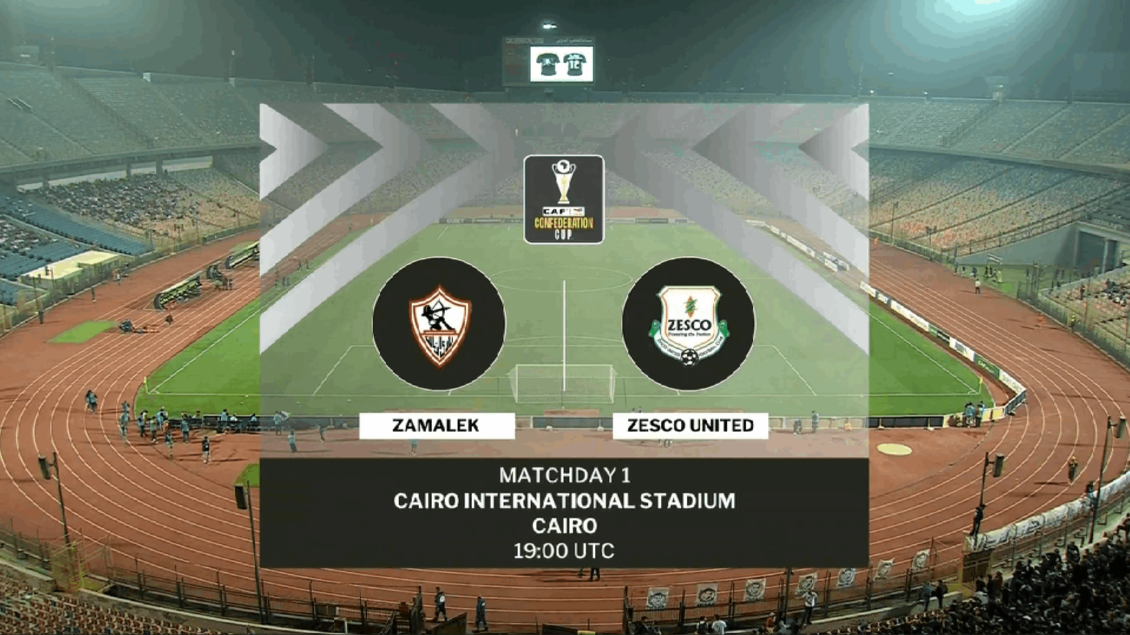 Zamalek v Zesco United | Match Highlights | CAF Confederation Cup