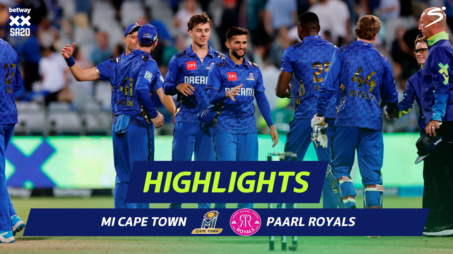 MI Cape Town v Paarl Royals | Short Highlights | Betway SA20