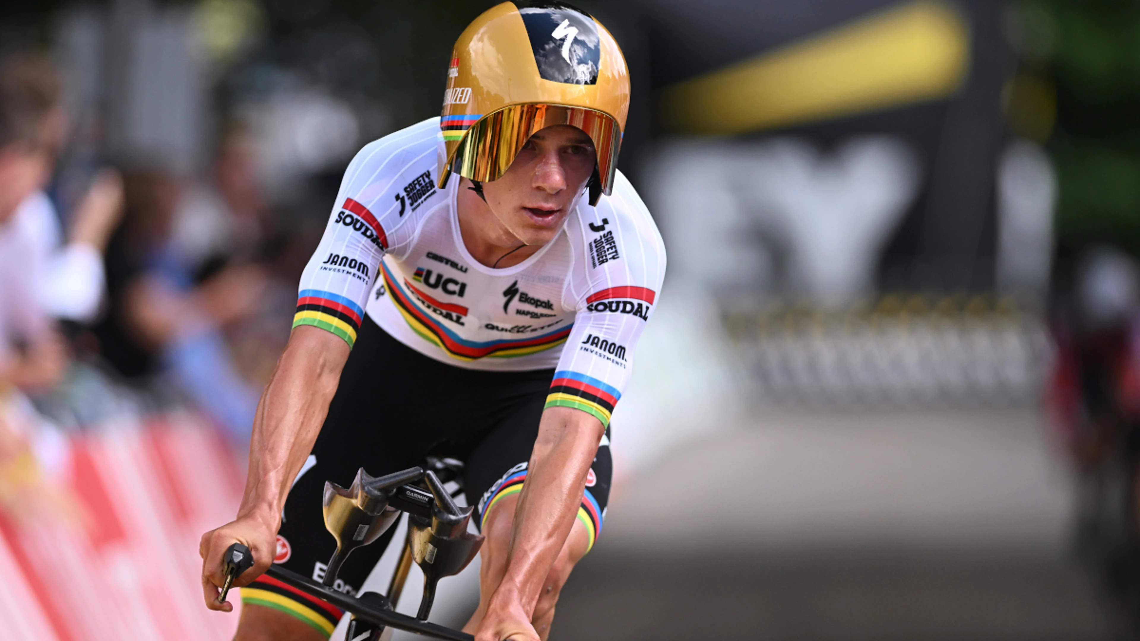 Evenepoel wins second Belgian time-trial title