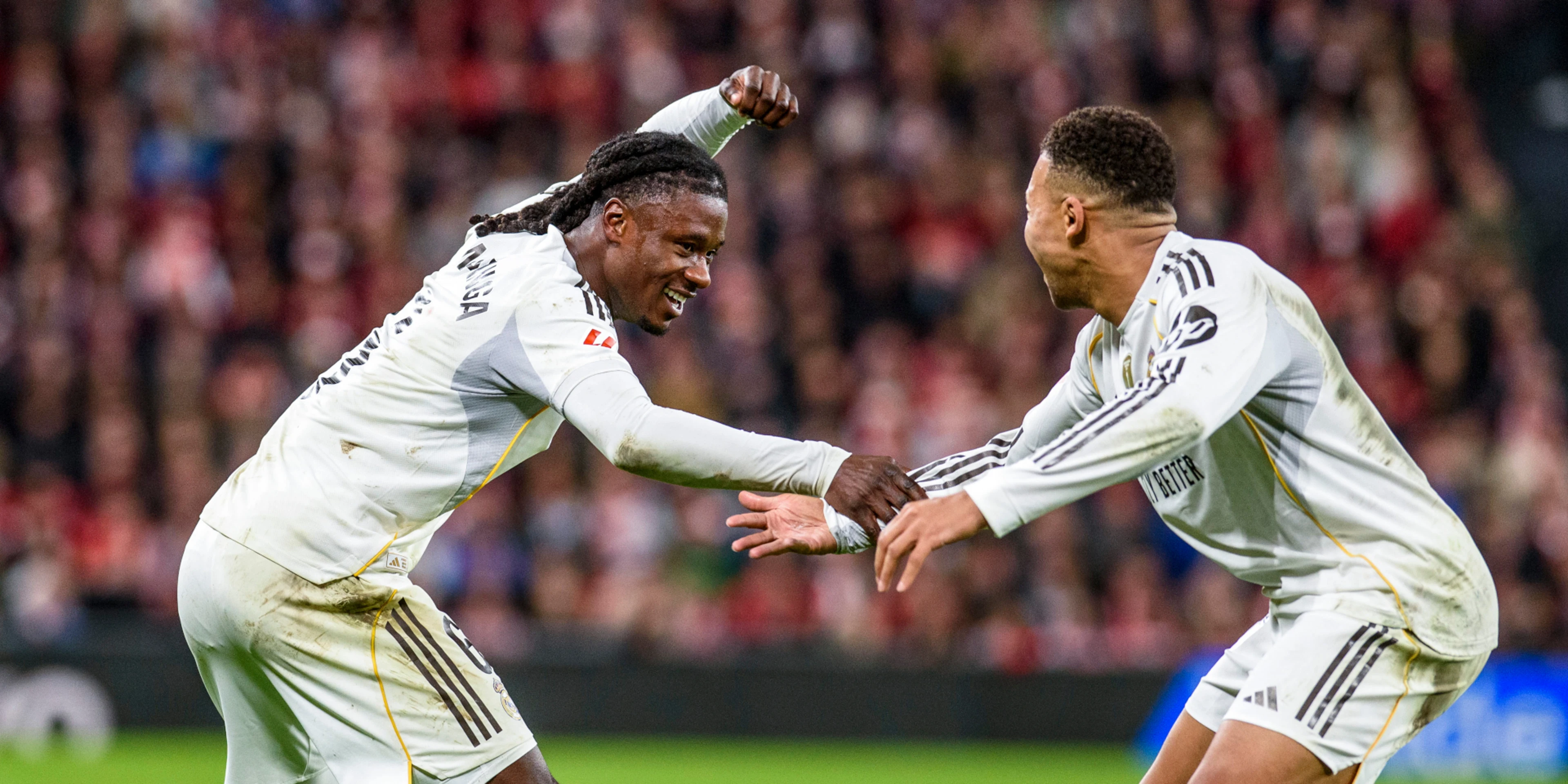 Mbappe double powers Real Madrid to win at Athletic Bilbao