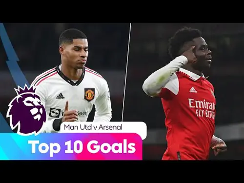 Top 10 Goals in the Man Utd v Arsenal fixture | Premier League