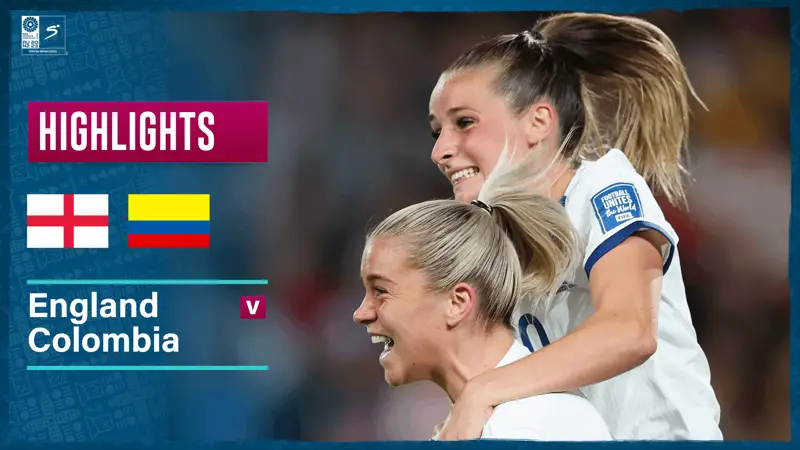 England v Colombia | Match Highlights | FIFA Women's World Cup Quarter Finals