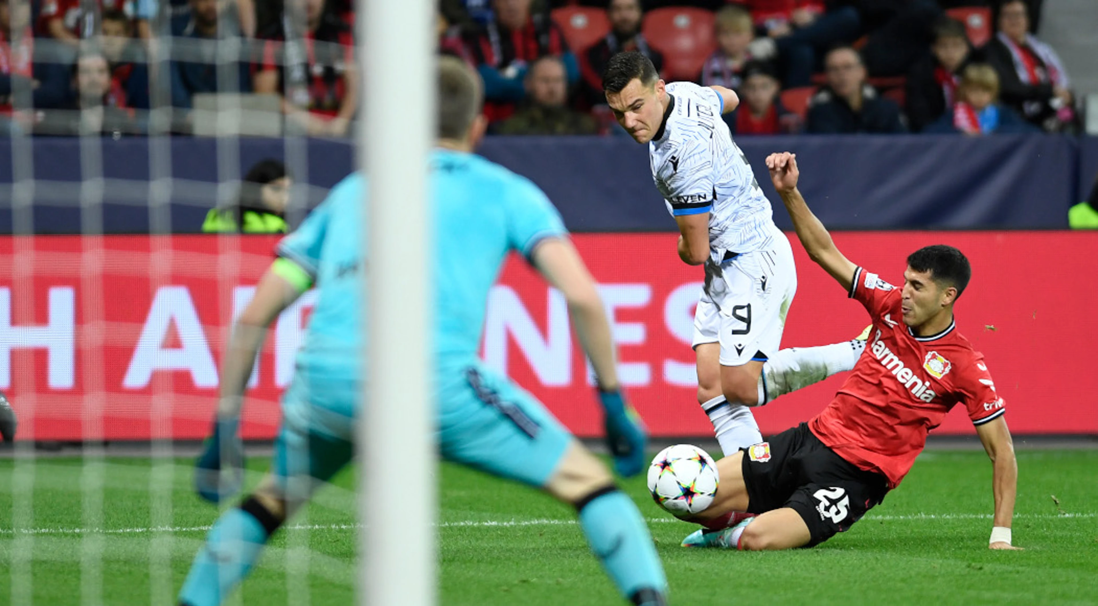 Draw sees Brugge finish second and Leverkusen third in Group B