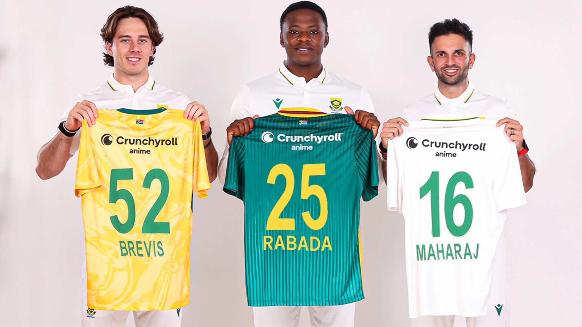 CSA partners with Crunchyroll as the associate team sponsor to the Proteas men for upcoming India series