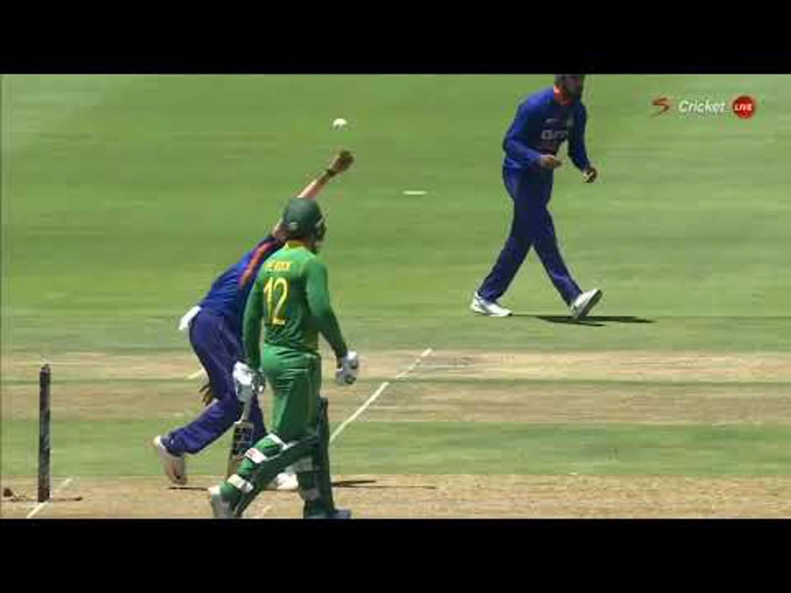 South Africa v India | 3rd ODI | Rassie van der Dussen 52