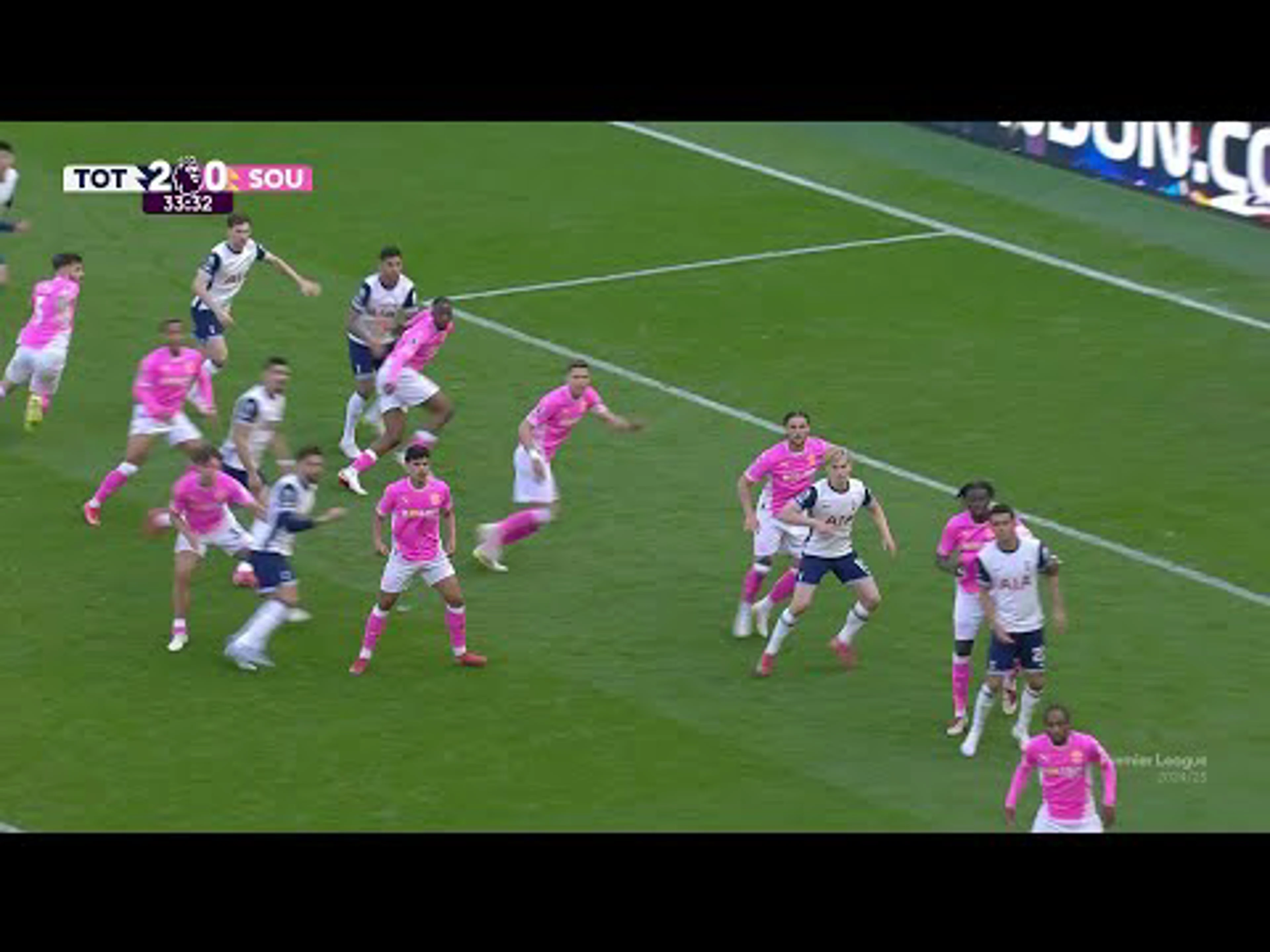 Lucas Bergvall | 33ʳᵈ Minute VAR v Southampton