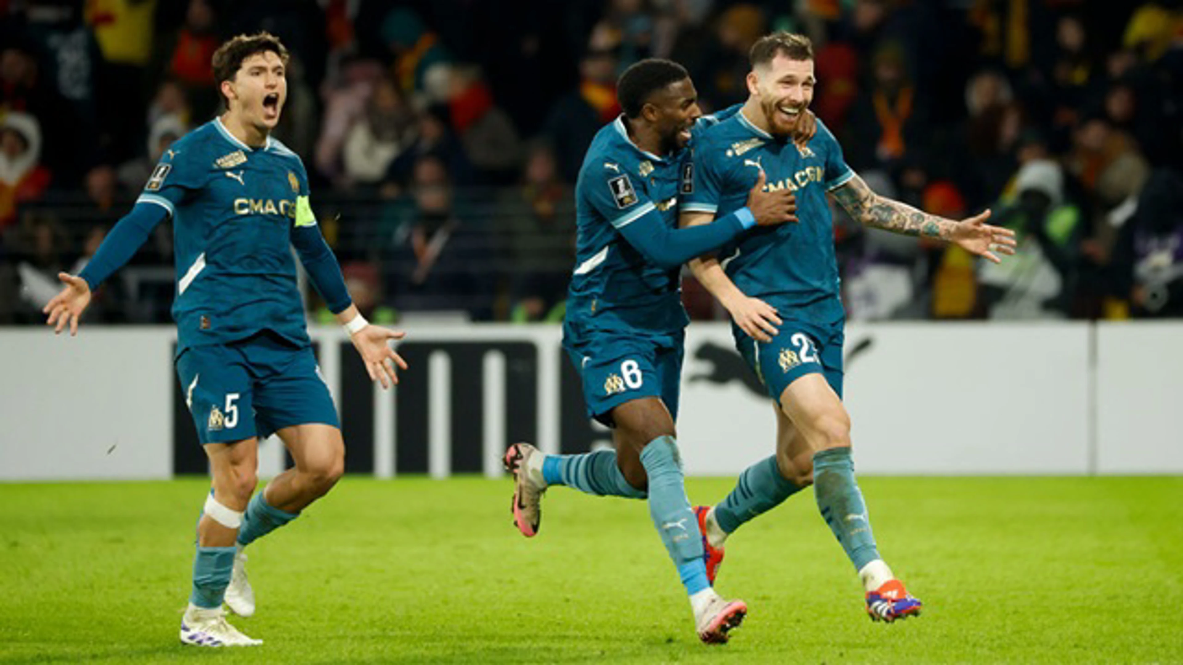 Lens v Olympique Marseille | Match Highlights | French Ligue 1