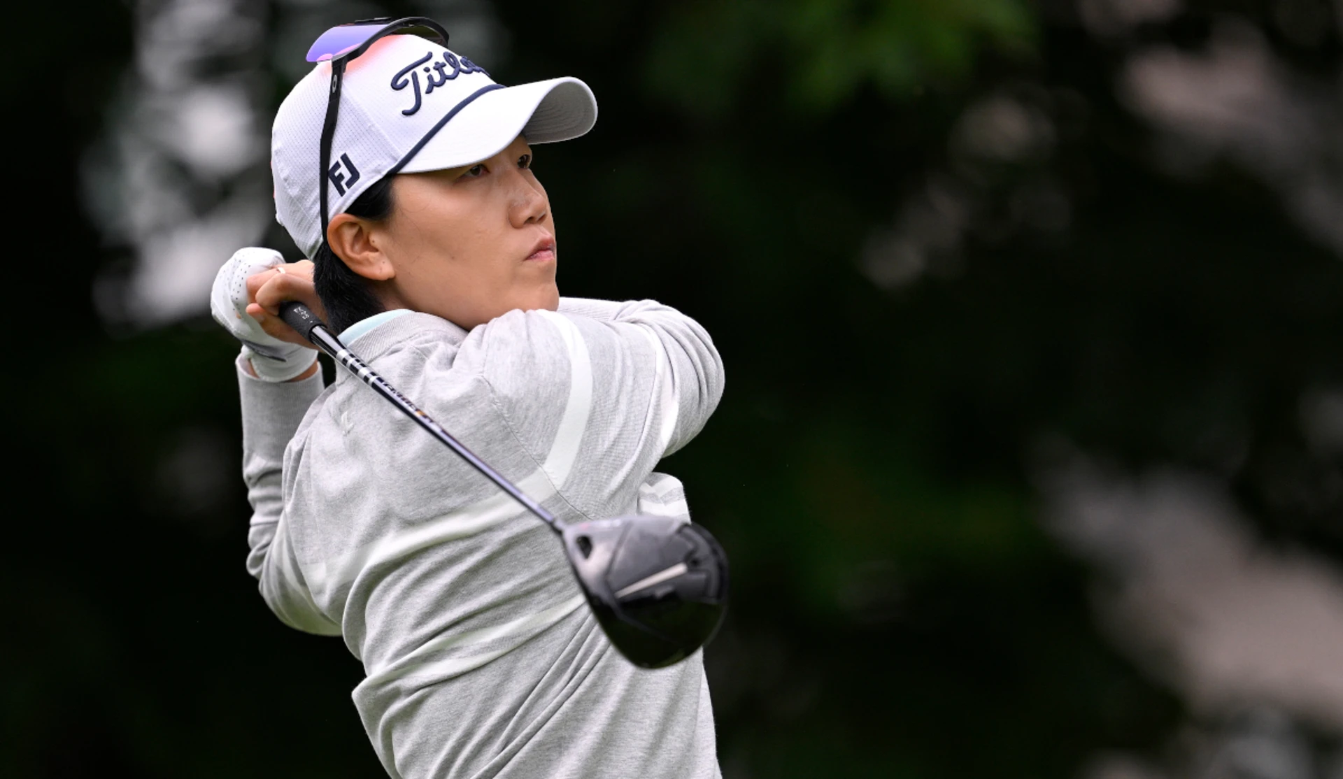 Lee5 leads Evian champ Kim at LPGA Portland Classic