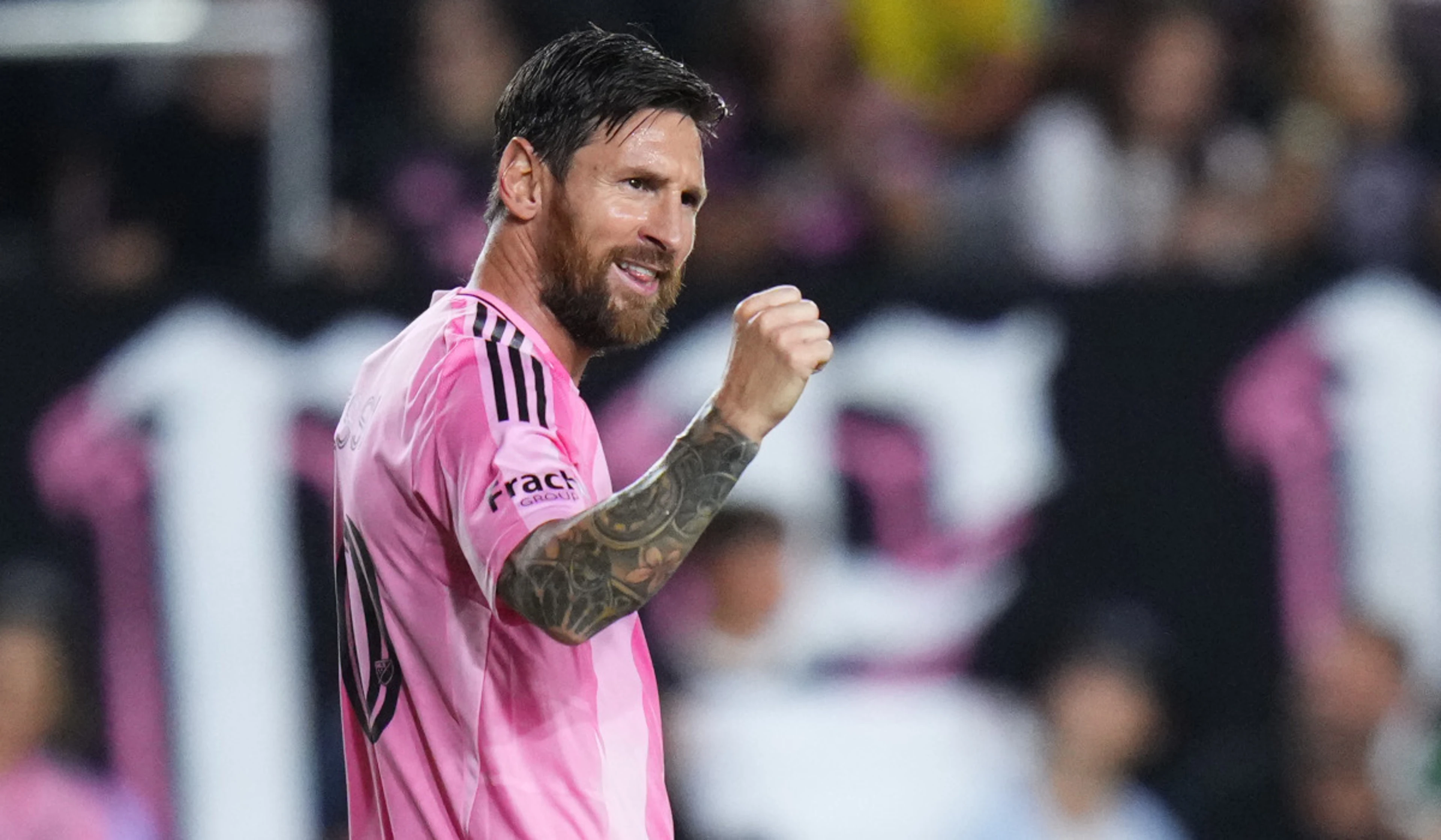 Messi at the double again to lift Miami to MLS win over Nashville