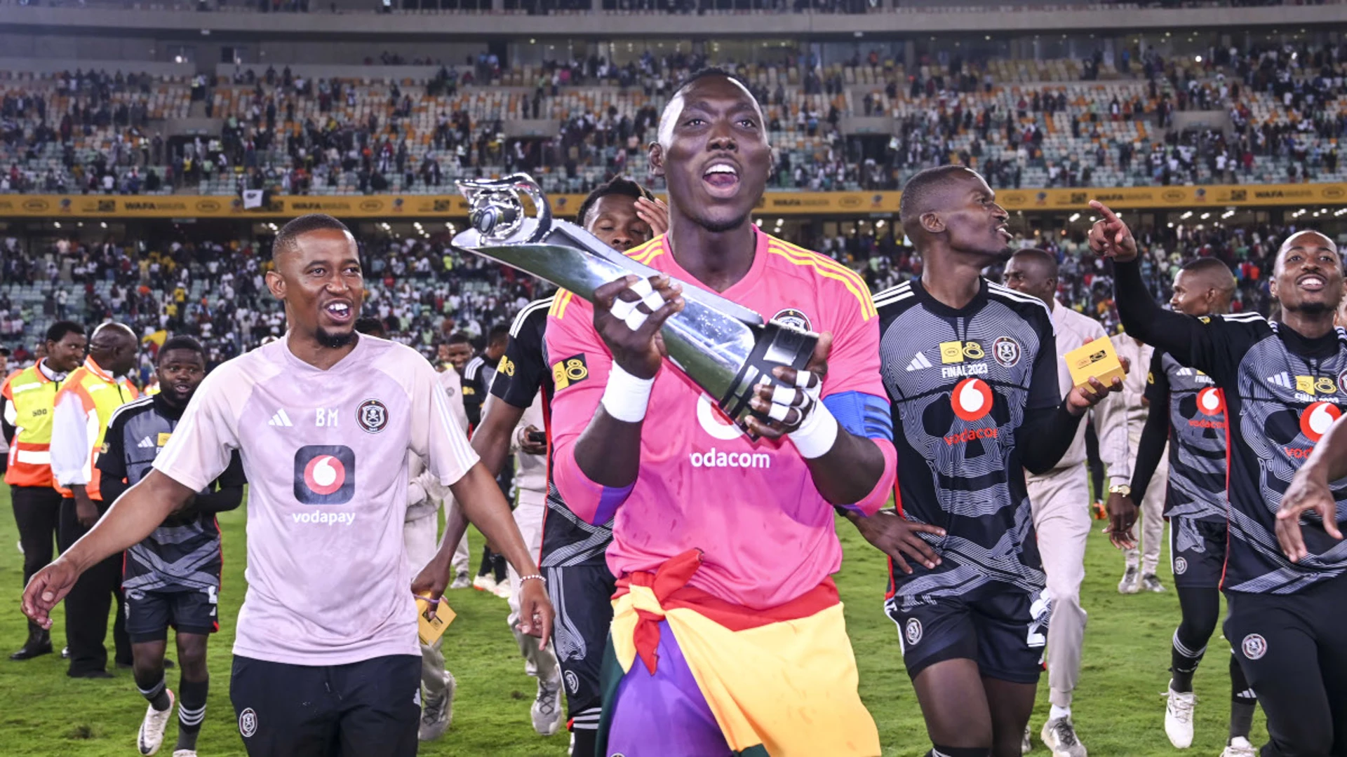 Pirates increase trophy haul with MTN8 triumph