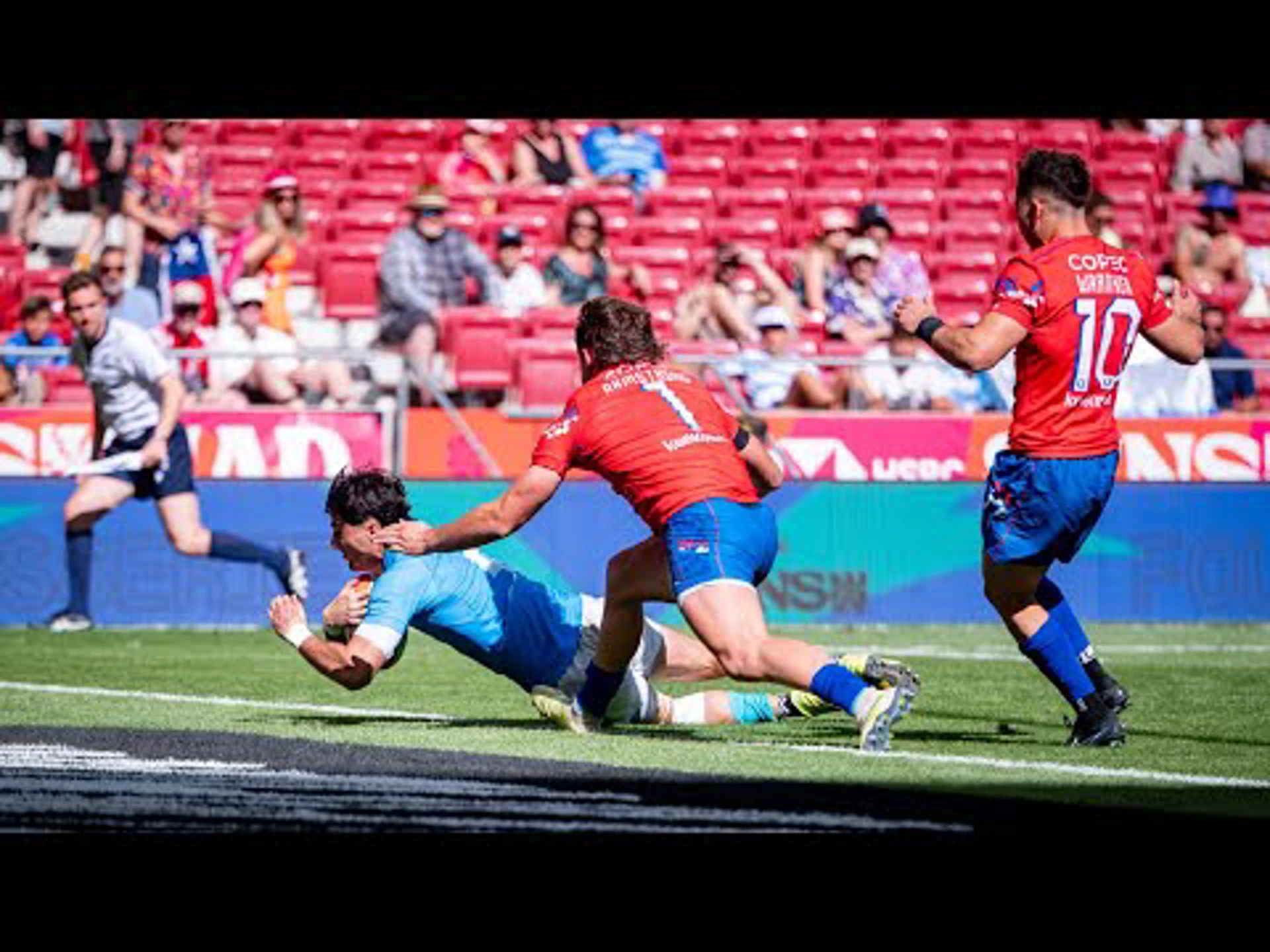 Uruguay v Chile | Men's Qualifier Final 3 | Highlights | World Rugby HSBC Sevens Series Madrid