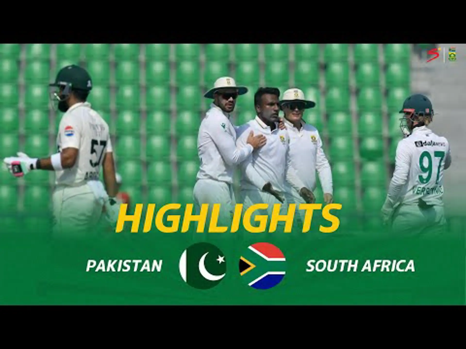 Pakistan v South Africa | Short Highlights | 1st Test Day 3
