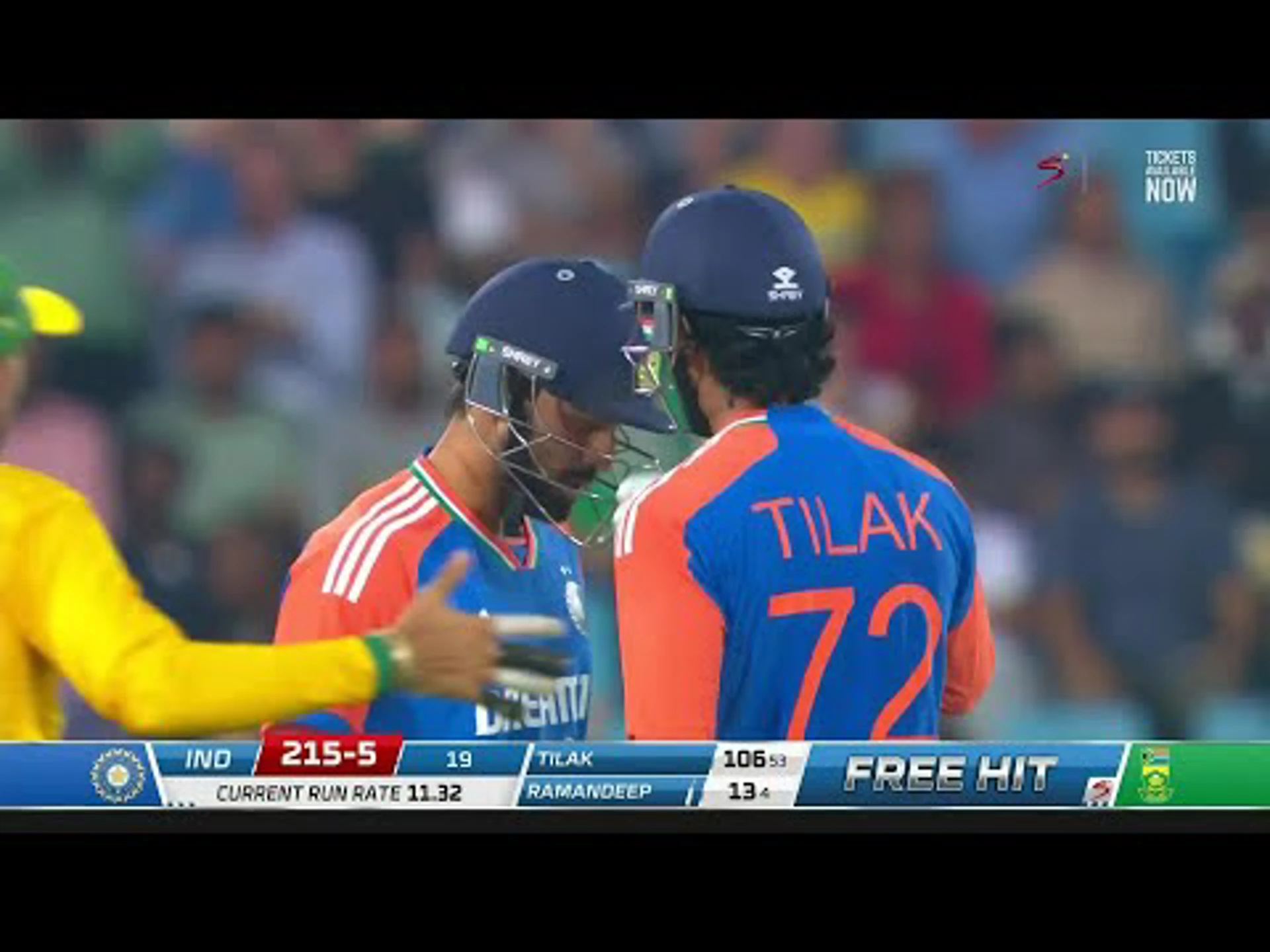 Tilak Varma Top Runs vs. South Africa