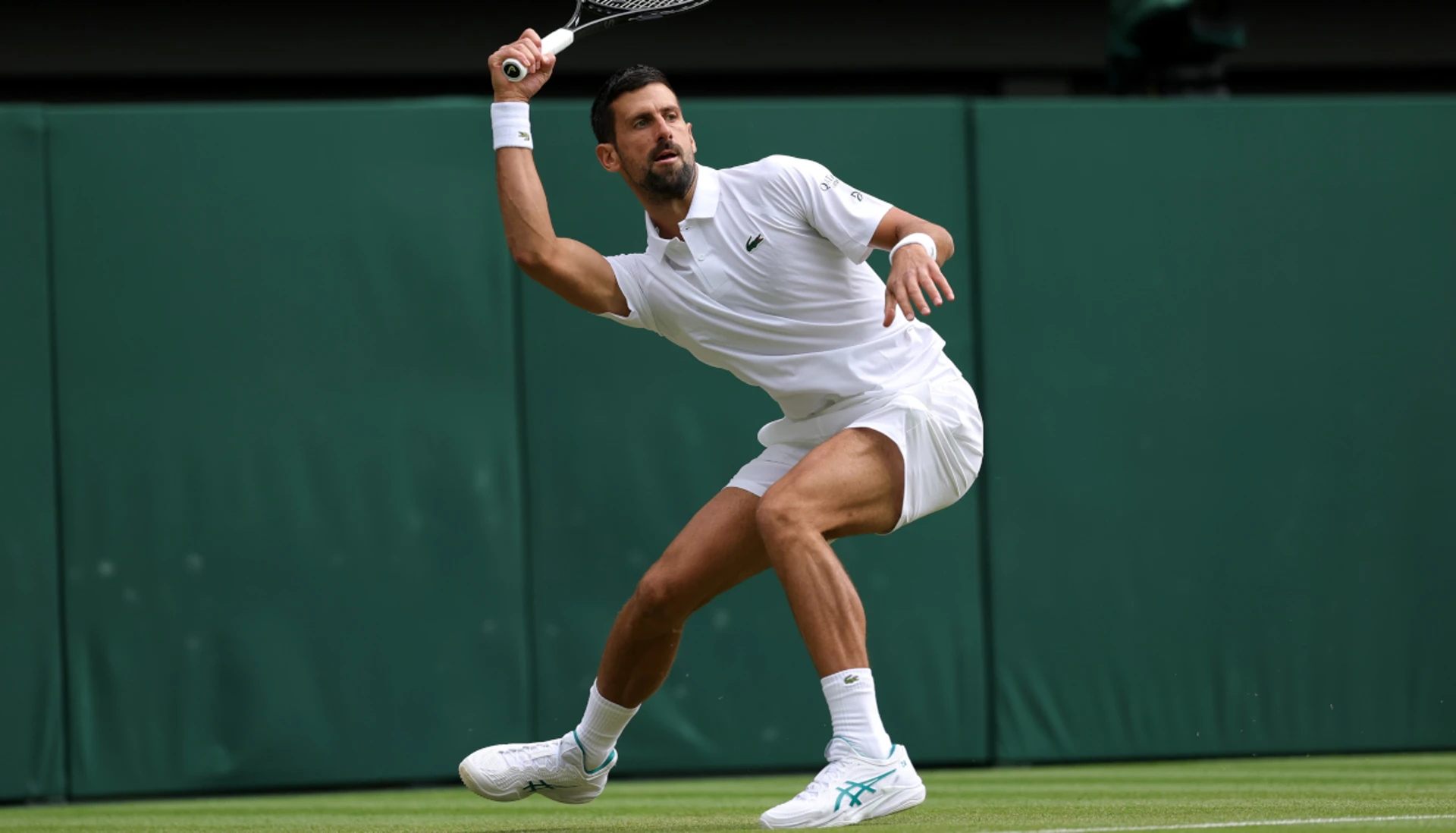 WIMBLEDON MEN'S DAY 8: Djokovic stays on track for Wimbledon glory under Federer gaze