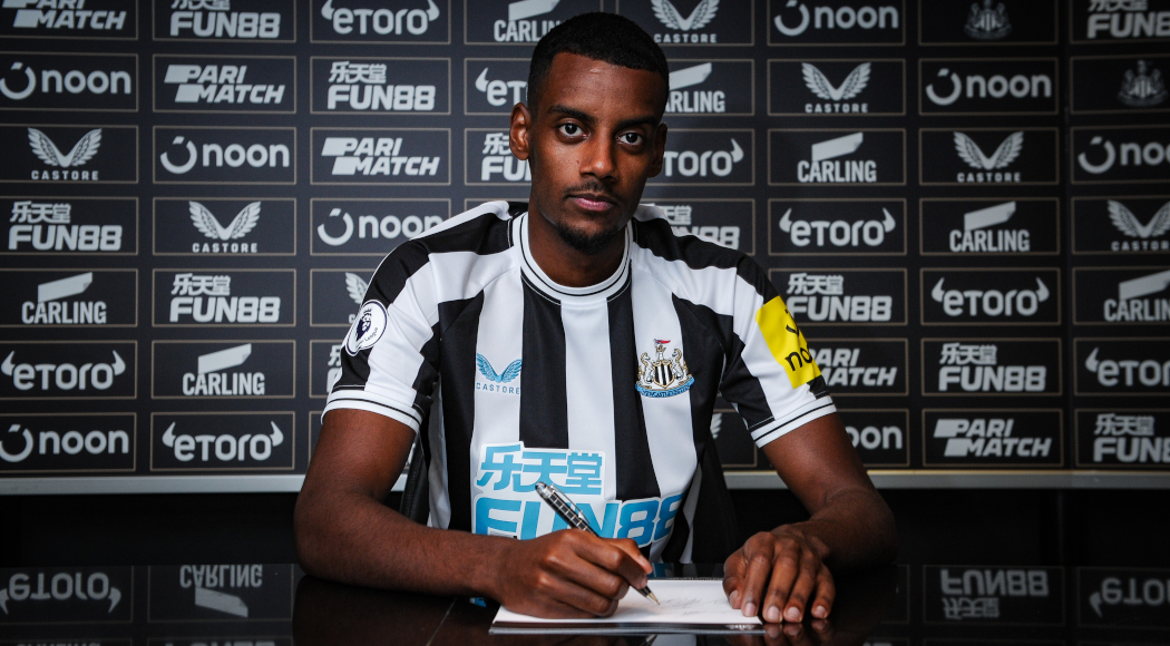 Newcastle sign Swedish striker Isak for club record fee
