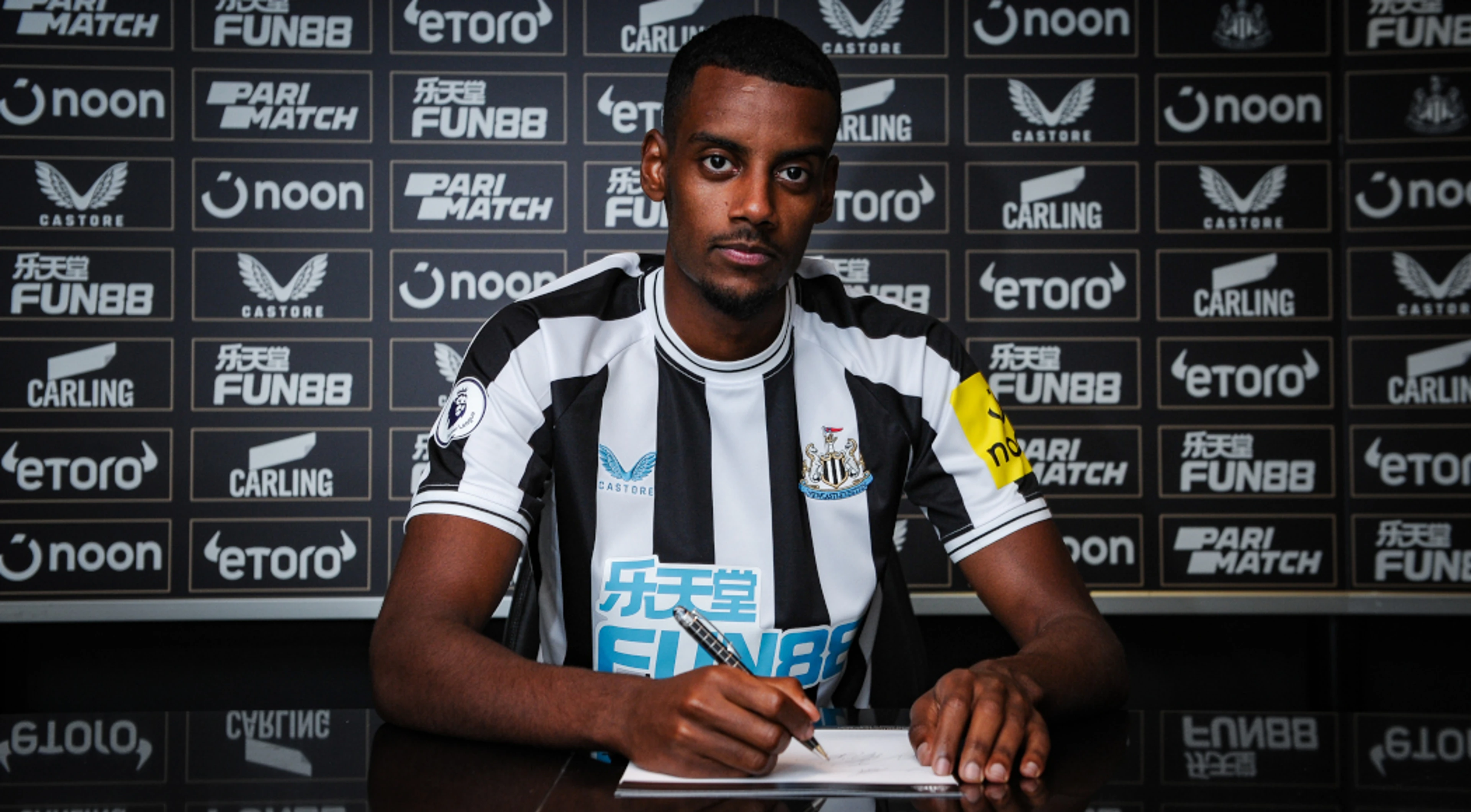 Newcastle sign Swedish striker Isak for club record fee