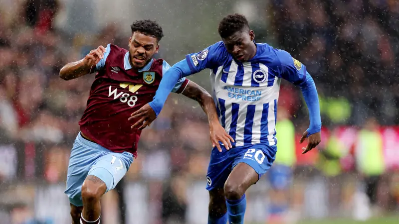 Struggling Burnley held by Brighton after horror own goal