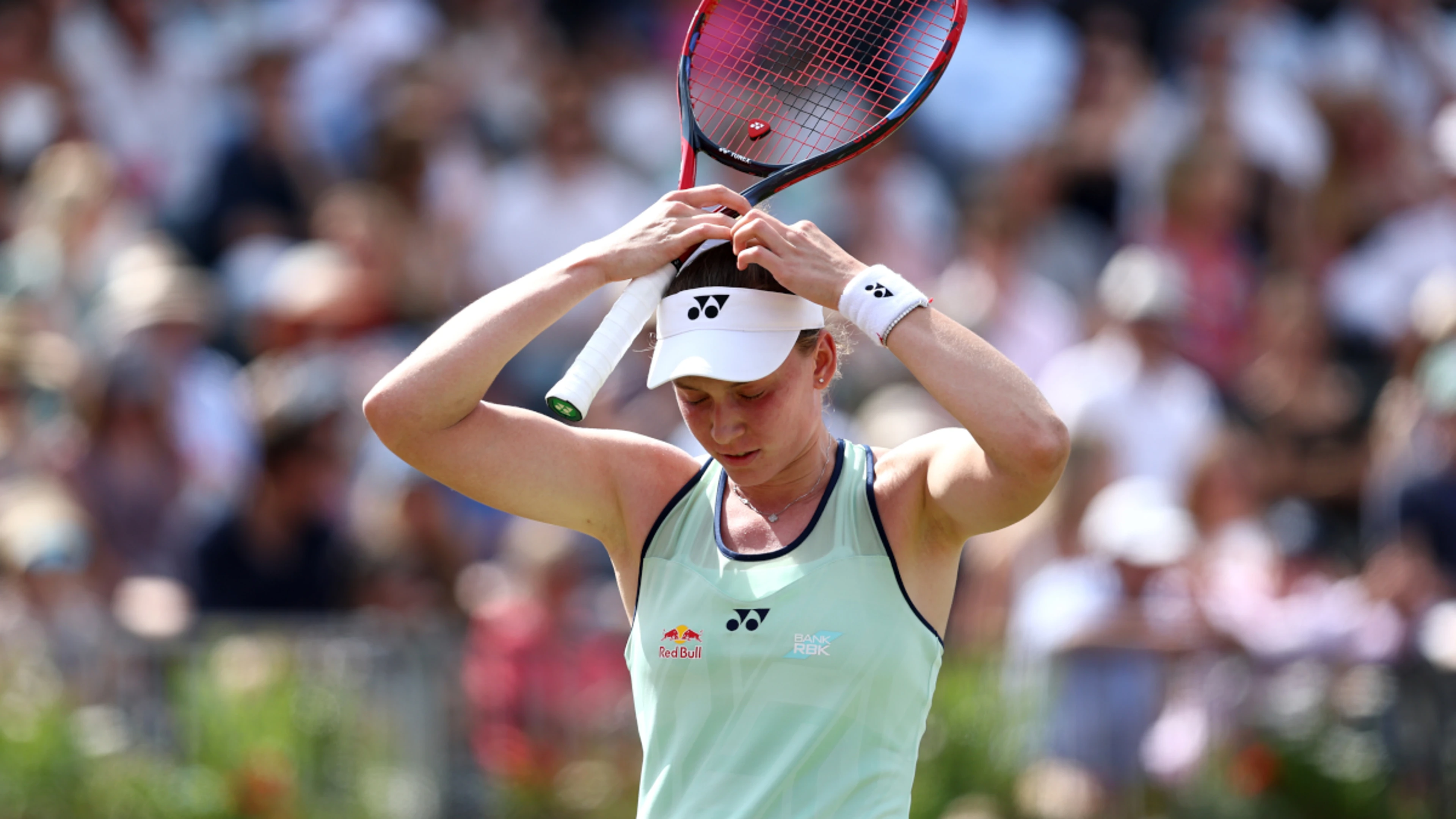 Zheng beats Raducanu at Queen's after change of shoes, Rybakina upset by Maria