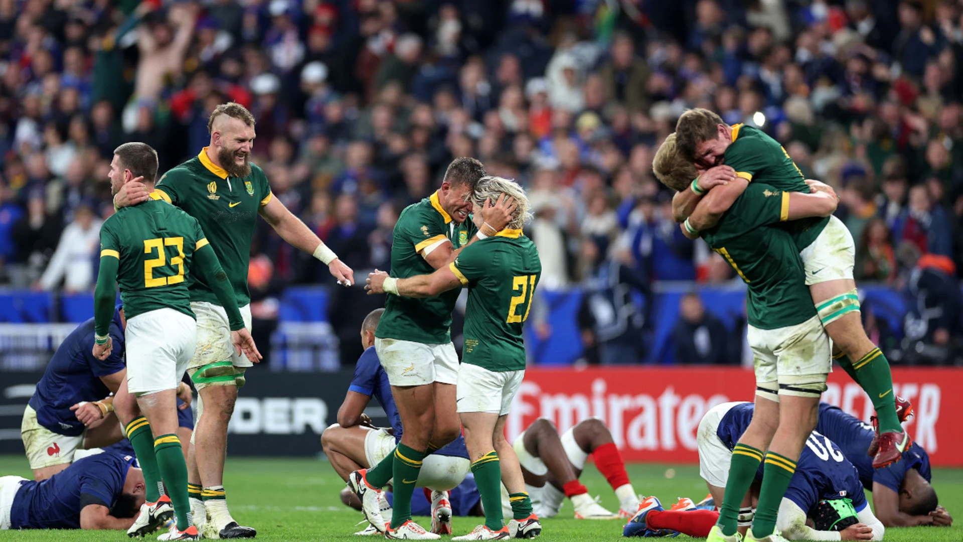 Sacre Bleu! Bok guts claim dramatic win to oust hosts France