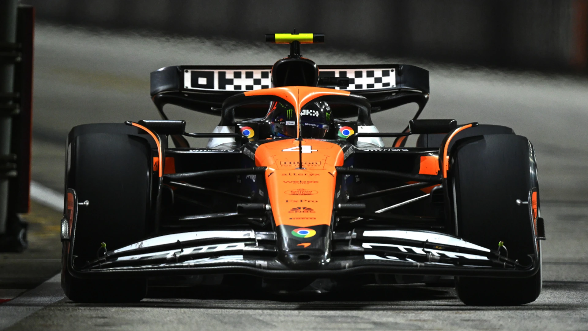 McLaren's Norris sets Singapore pace as struggling Verstappen 15th