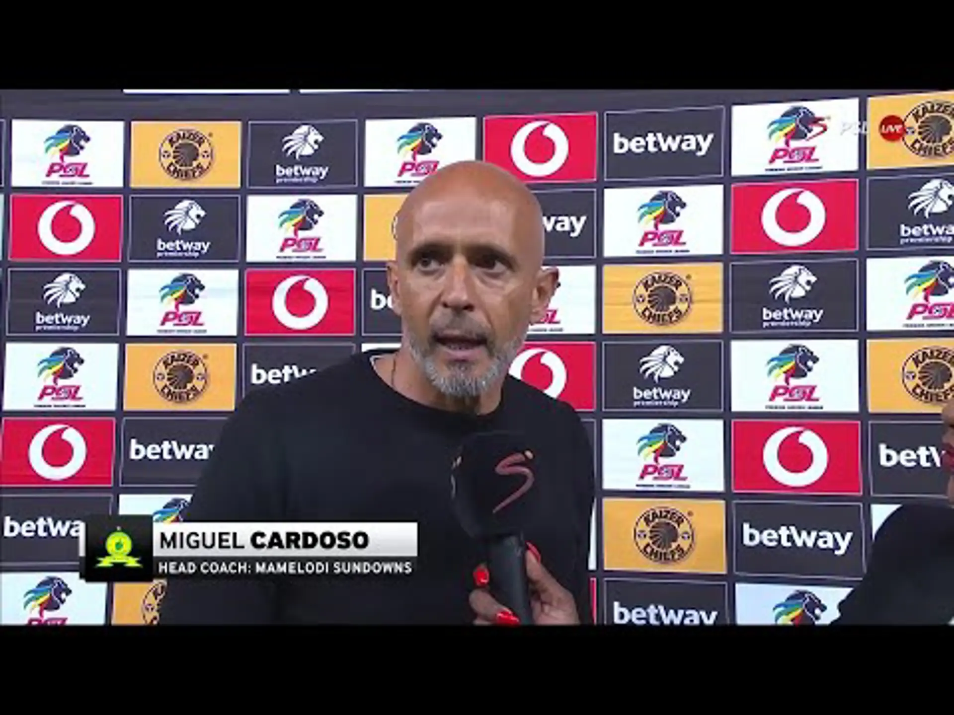 Sundowns cannot win every game - Miguel Cardoso | Betway Premiership