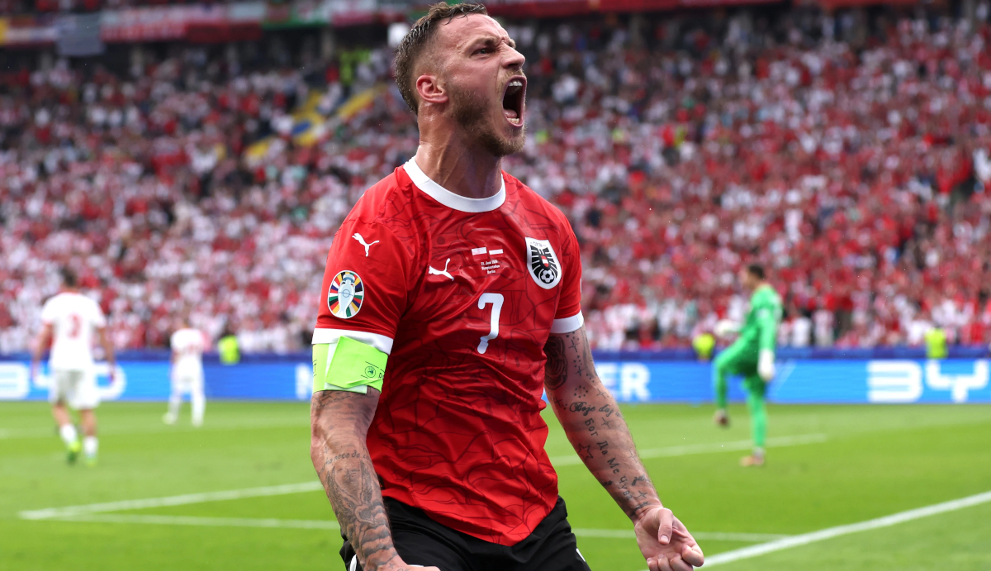 Arnautovic finally enjoying Euros as Austria eye knockouts