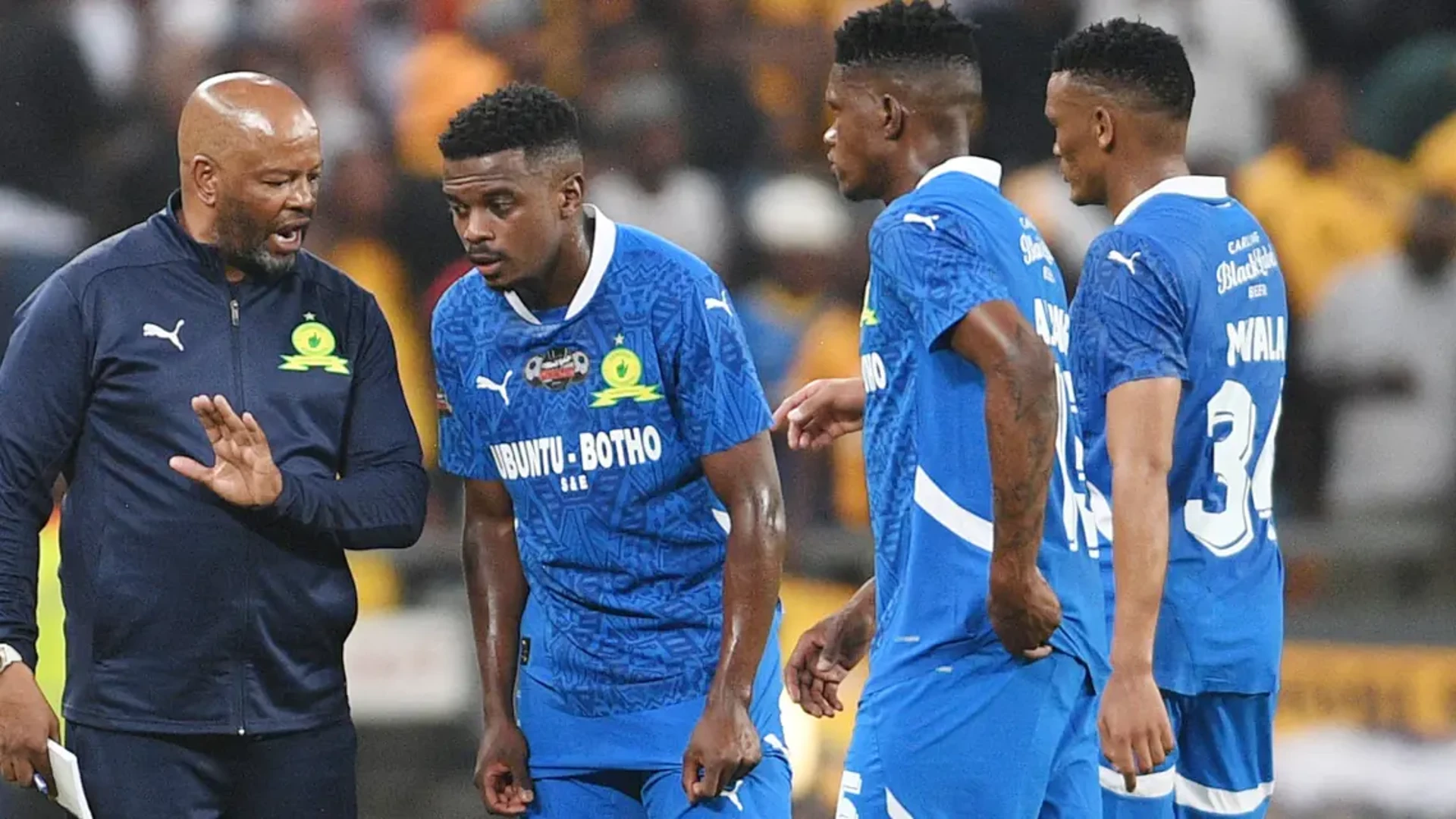 TOUGH LEADER: Sundowns coach not happy with only four against Chiefs