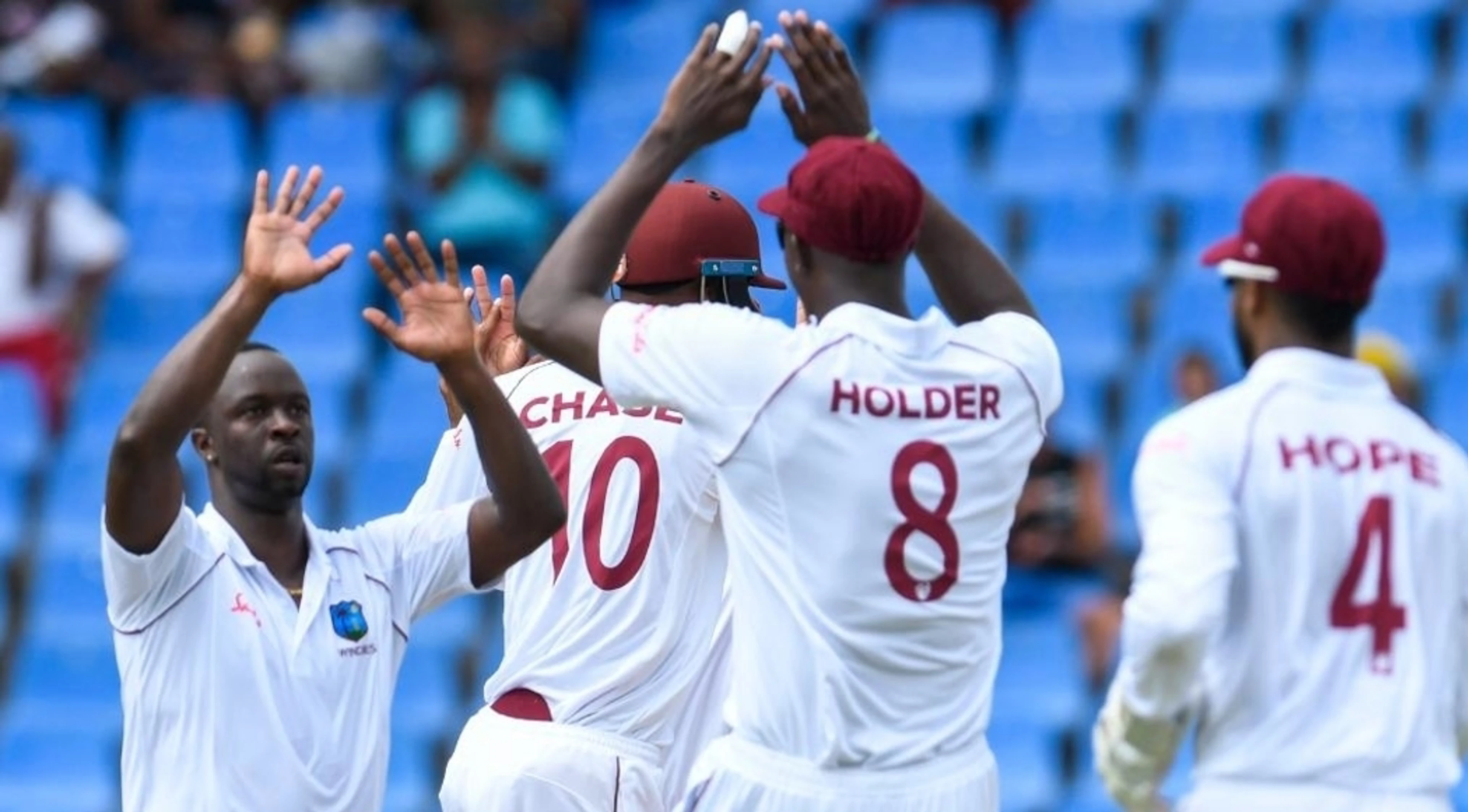 India close in on test series and tour sweep of Windies