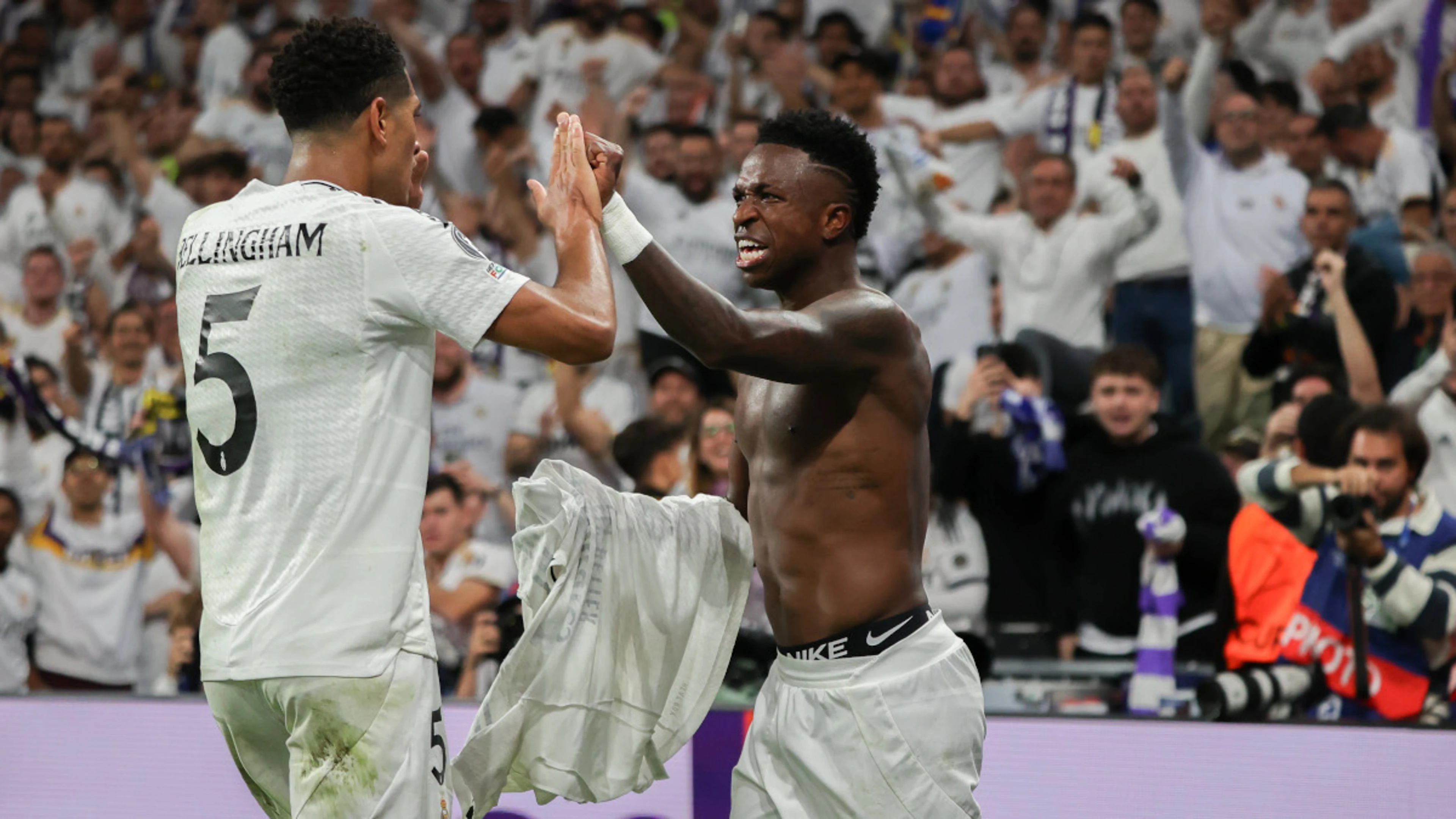 Vinicius treble as Real Madrid crush Osasuna, Villarreal rise