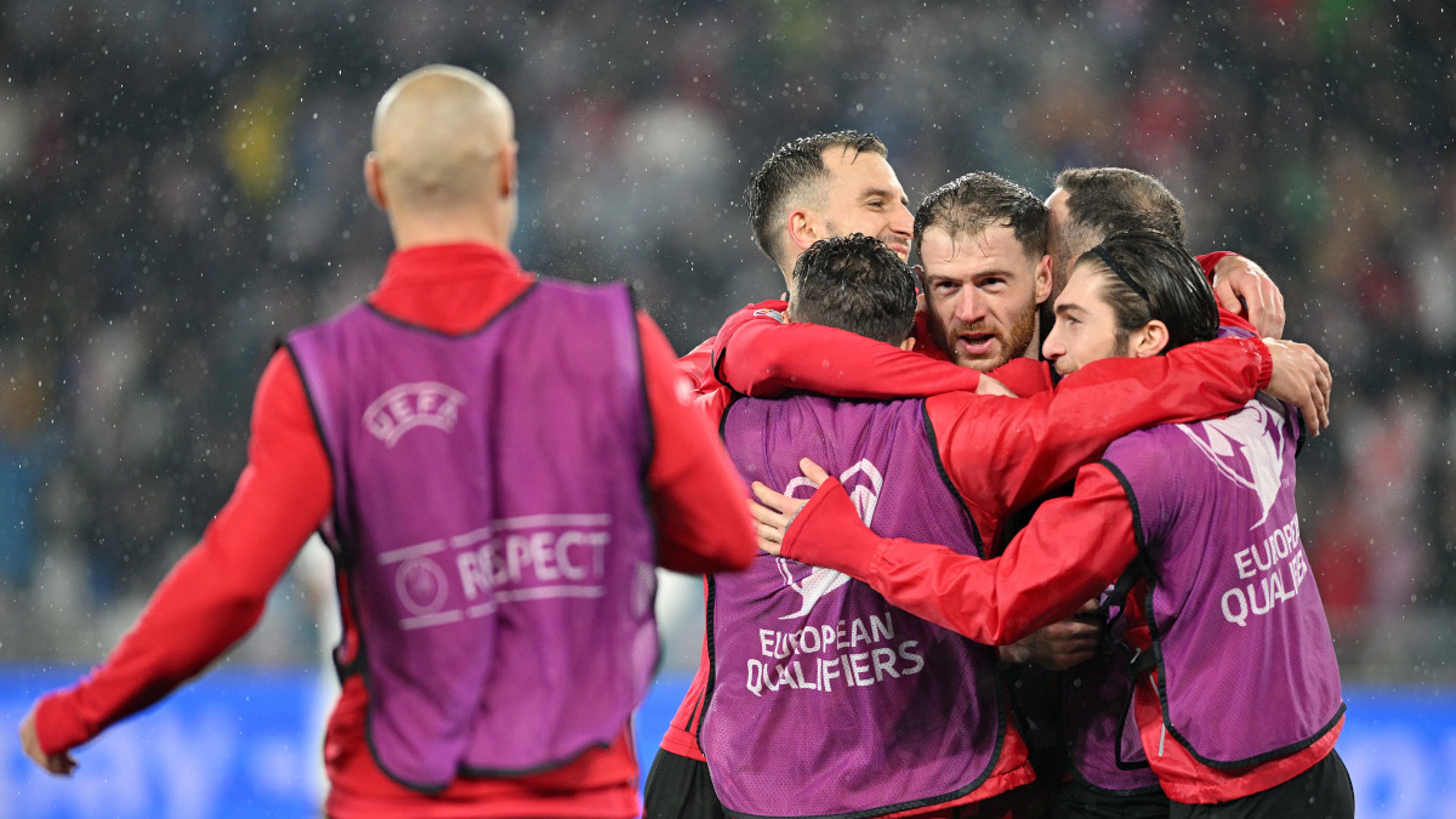 Georgia one step closer to Euro 2024 after a win over 10-man Luxembourg