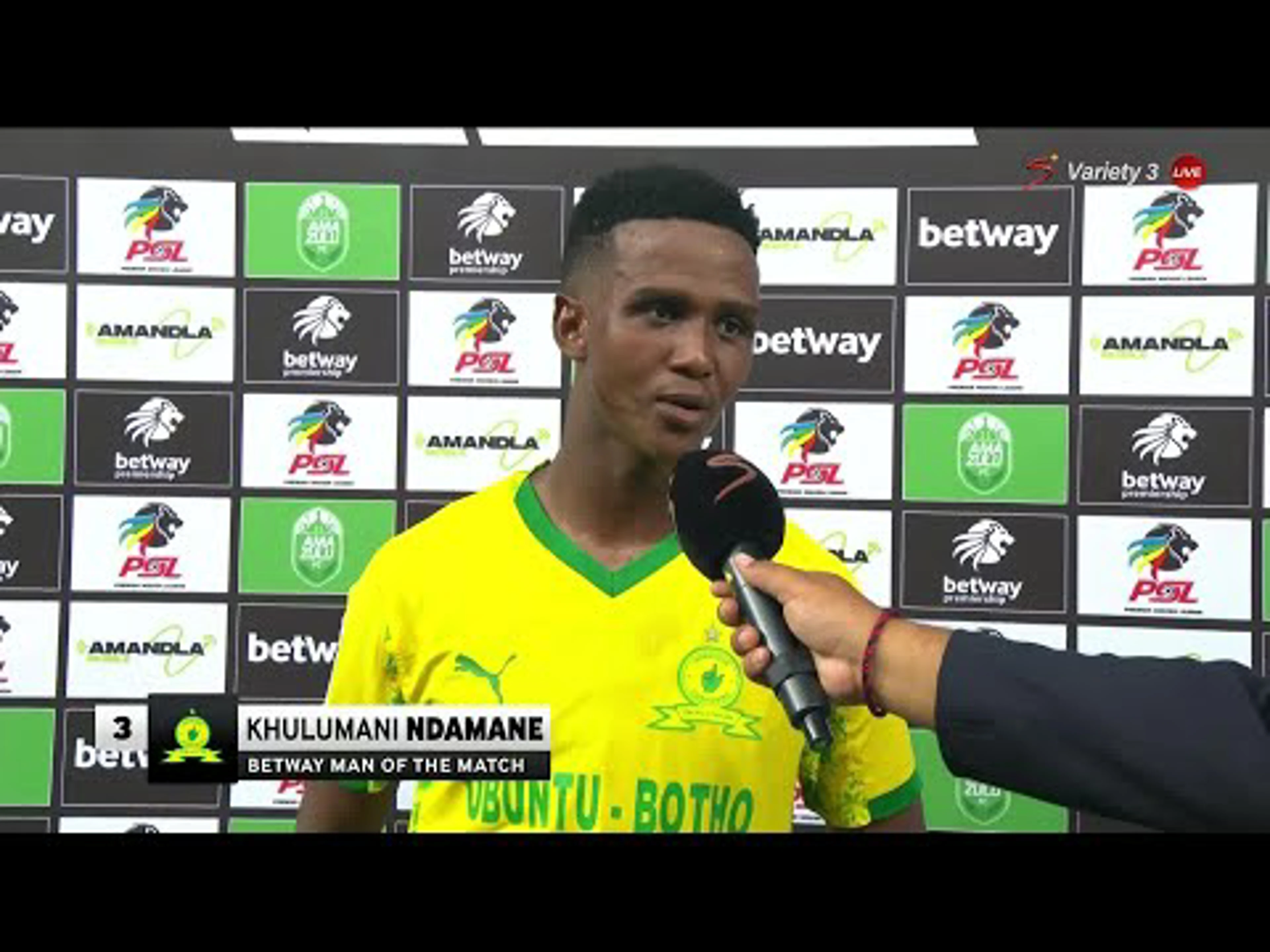 Khulumani Ndamane: Man of the Match Reaction | AmaZulu v Sundowns | Betway Premiership