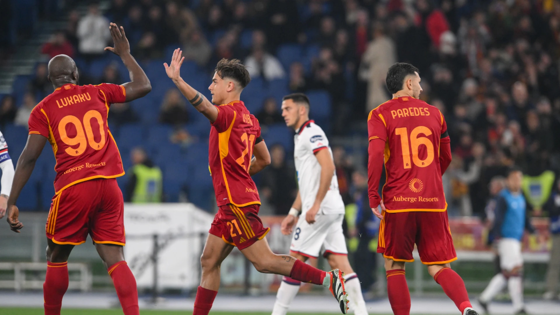 Dybala fires Roma to third straight win under De Rossi