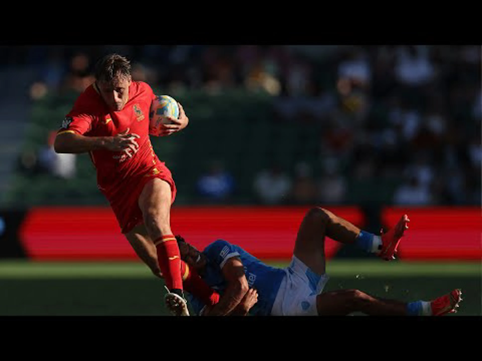 Spain v Uruguay | QF1 | Highlights | World Rugby HSBC Sevens Series Perth