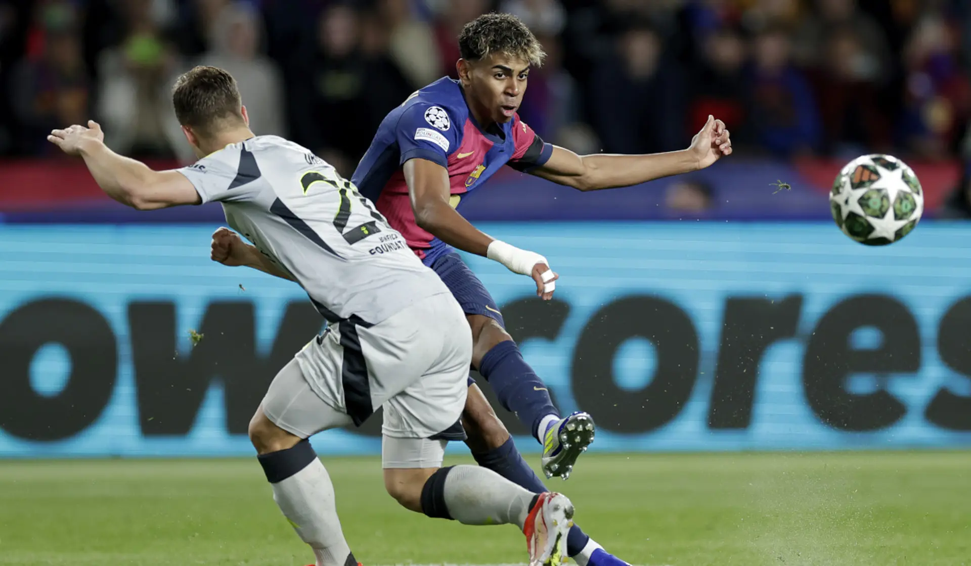 Yamal, Raphinha fire Barca past Benfica into Champions League last eight