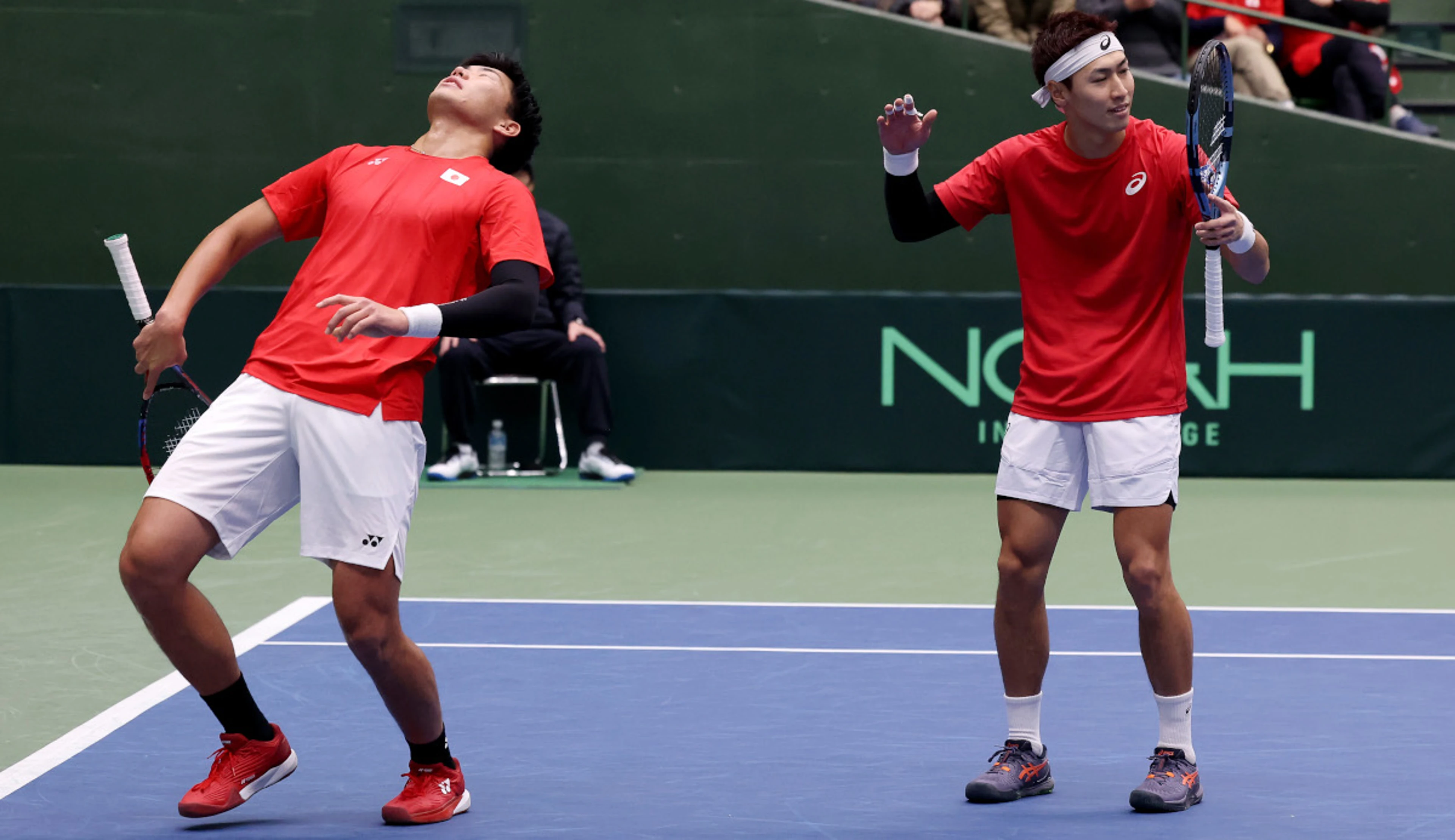 Japan fight back to beat Britain in Davis Cup qualifiers, US advance