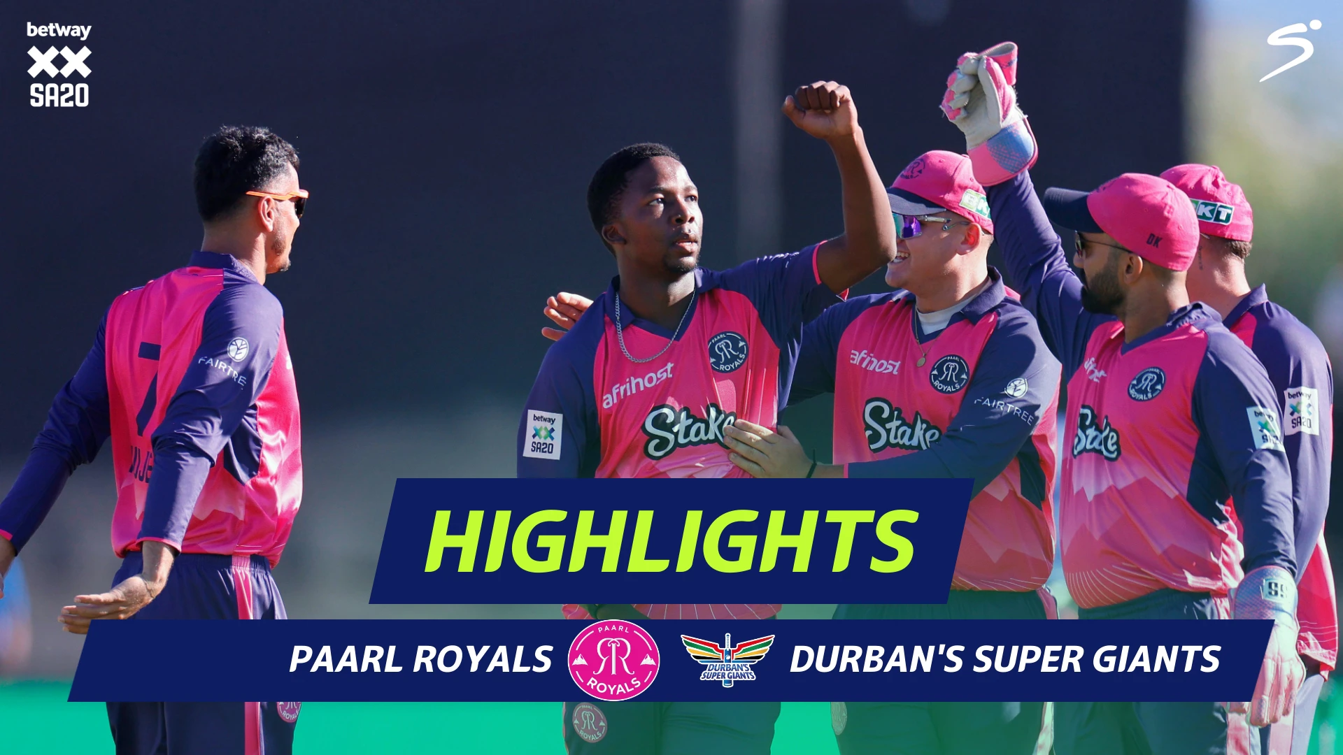 Paarl Royals v Durban's Super Giants | Short Highlights | Betway SA20