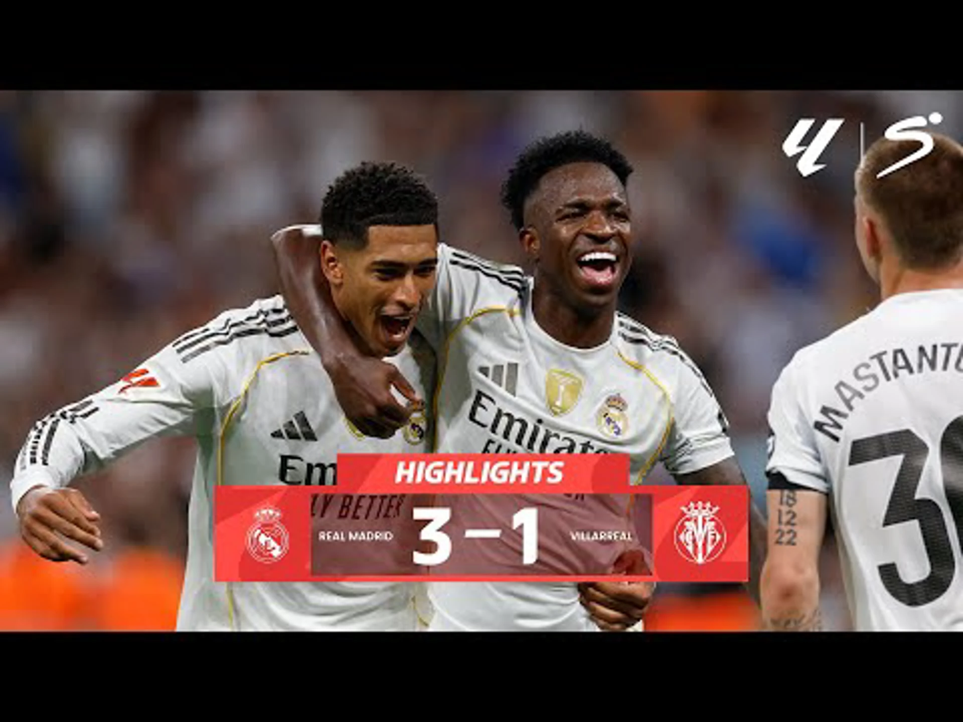 Real Madrid v Villarreal | Match Highlights | LaLiga EA Sports Matchday 8