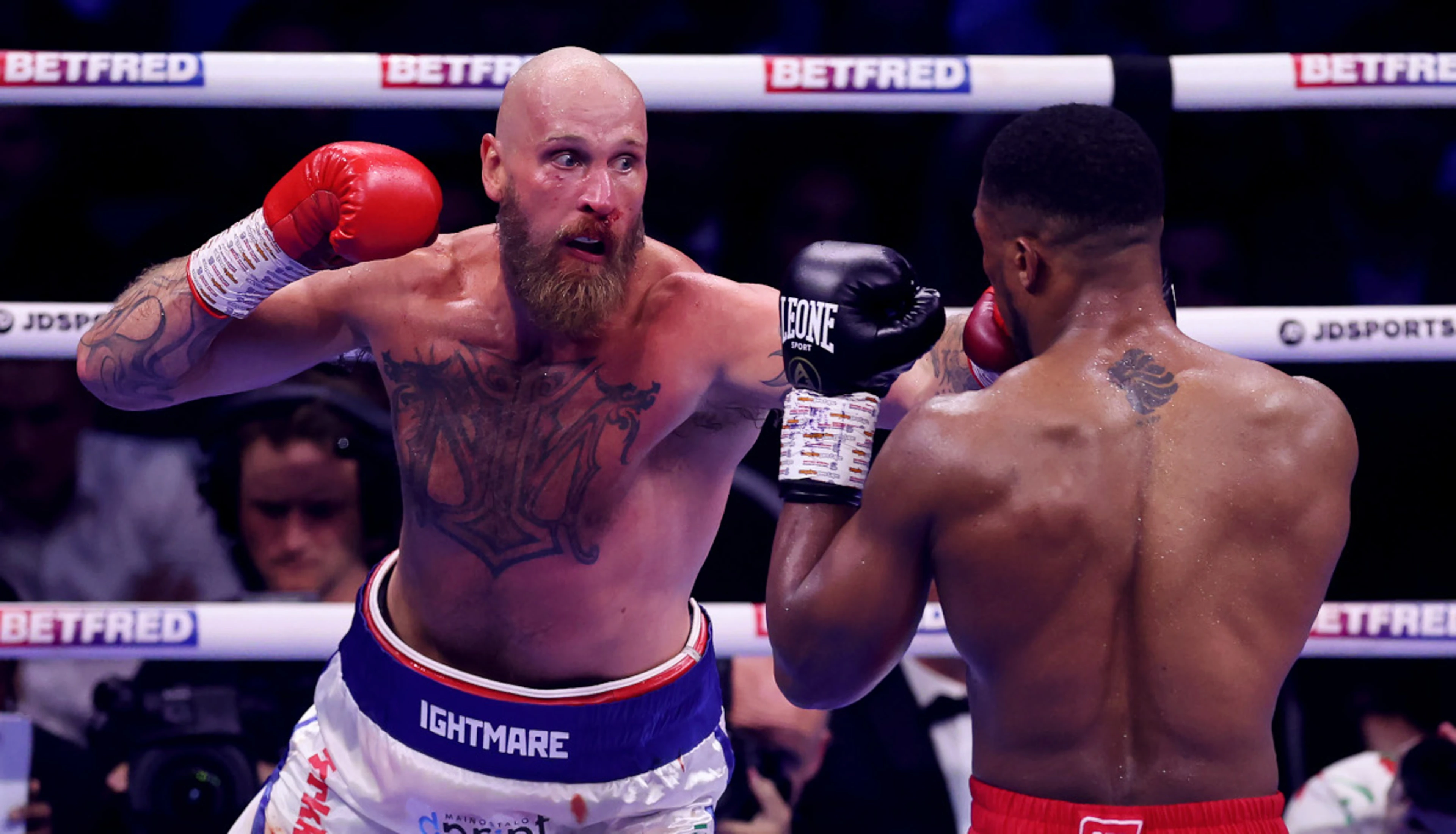 Helenius given two-year boxing ban after failing drug test