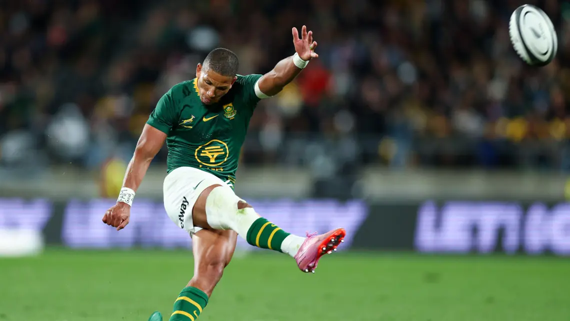 JUST HARD WORK: Manie's new-found kicking confidence a plus for the Boks