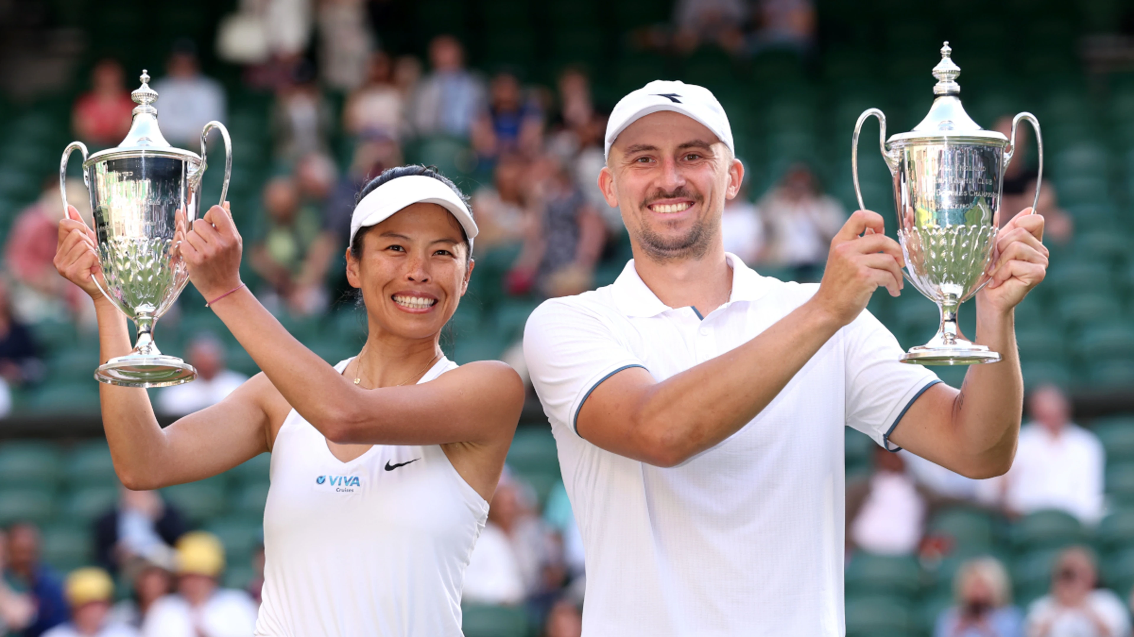 Hsieh, Zielinski win Wimbledon mixed doubles title for second major of 2024