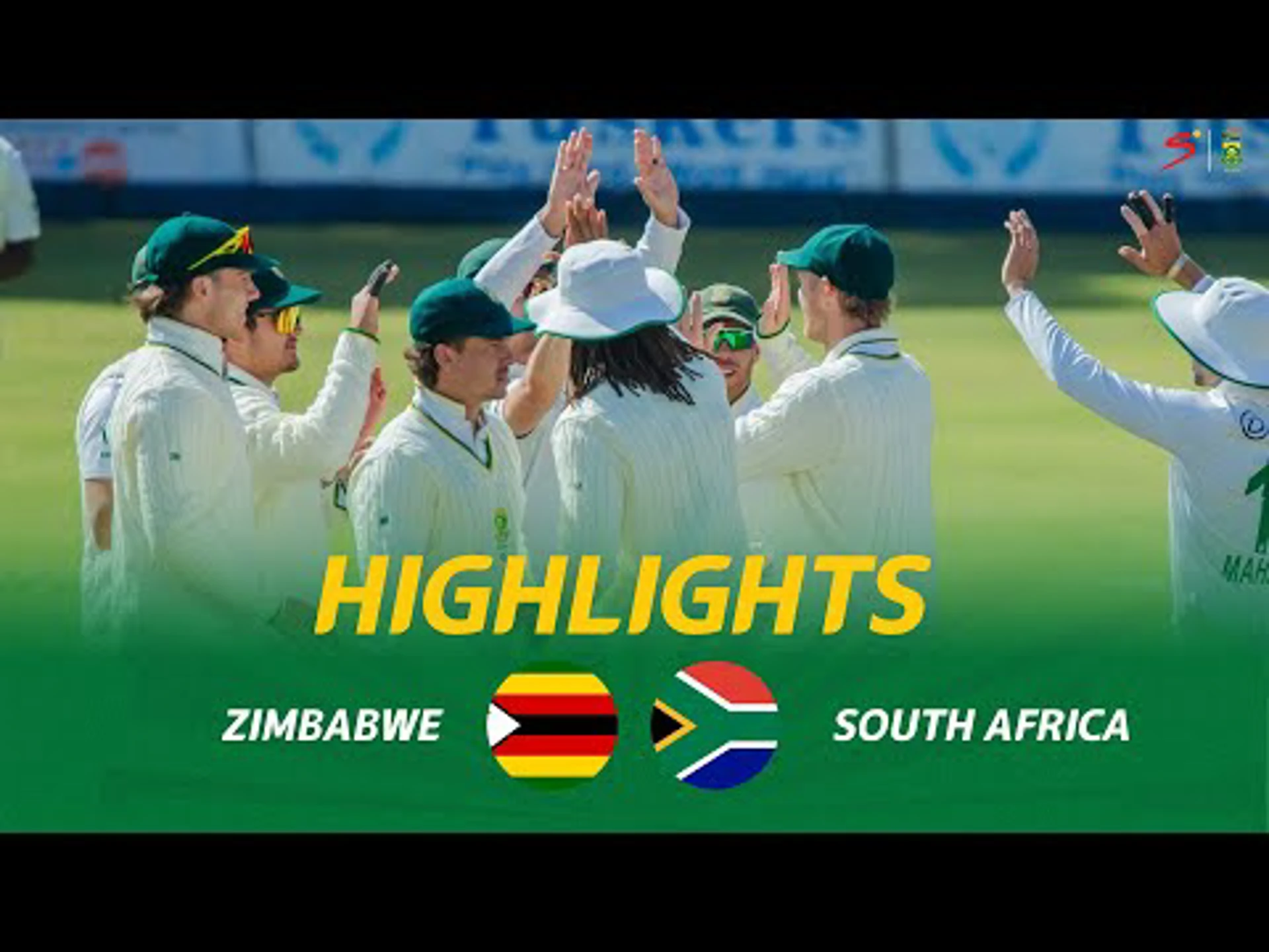 Zimbabwe v South Africa | Short Highlights | 1st Test Day 4