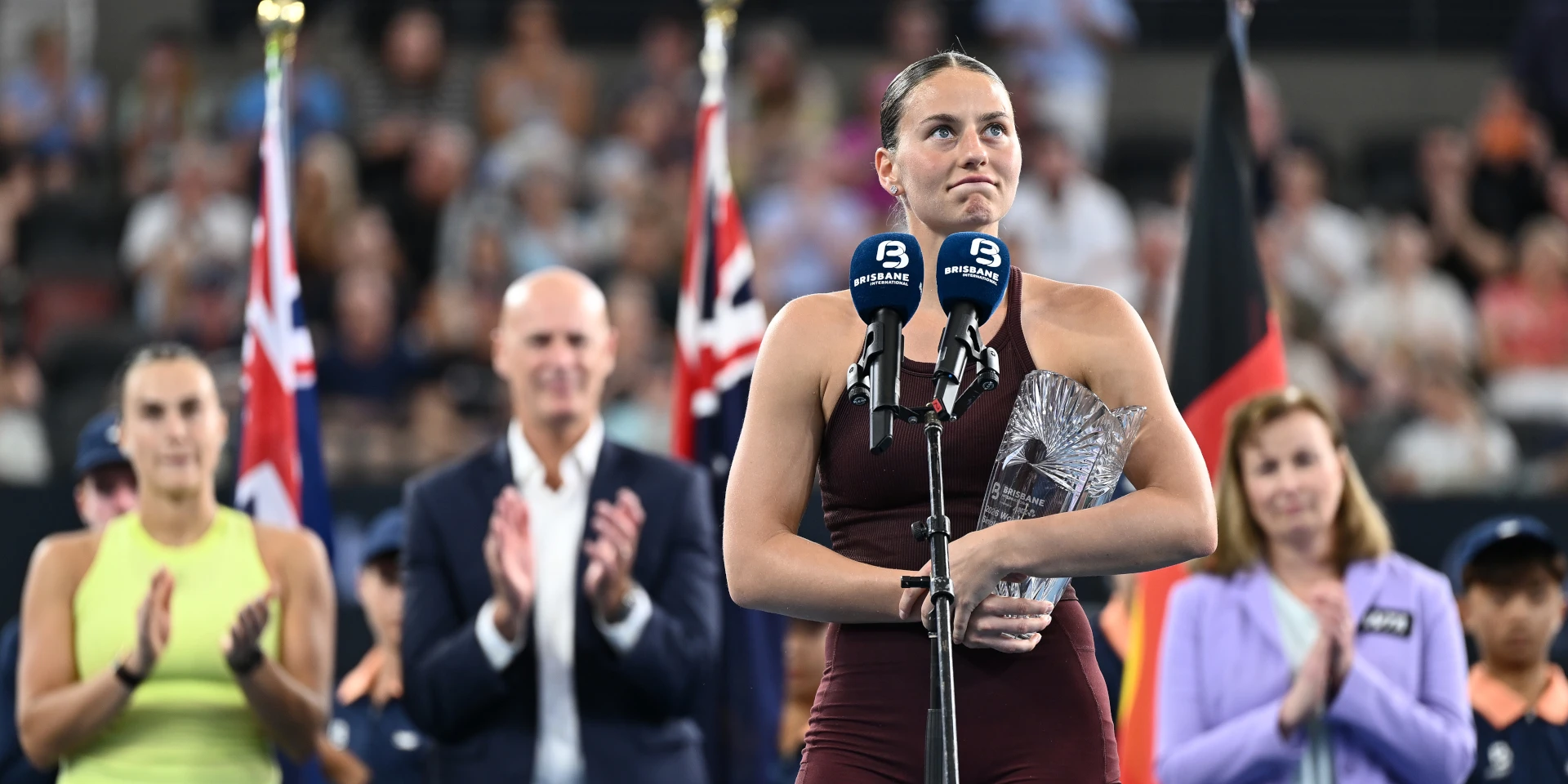 Ukraine's Kostyuk defends 'conscious choice' to speak out about war